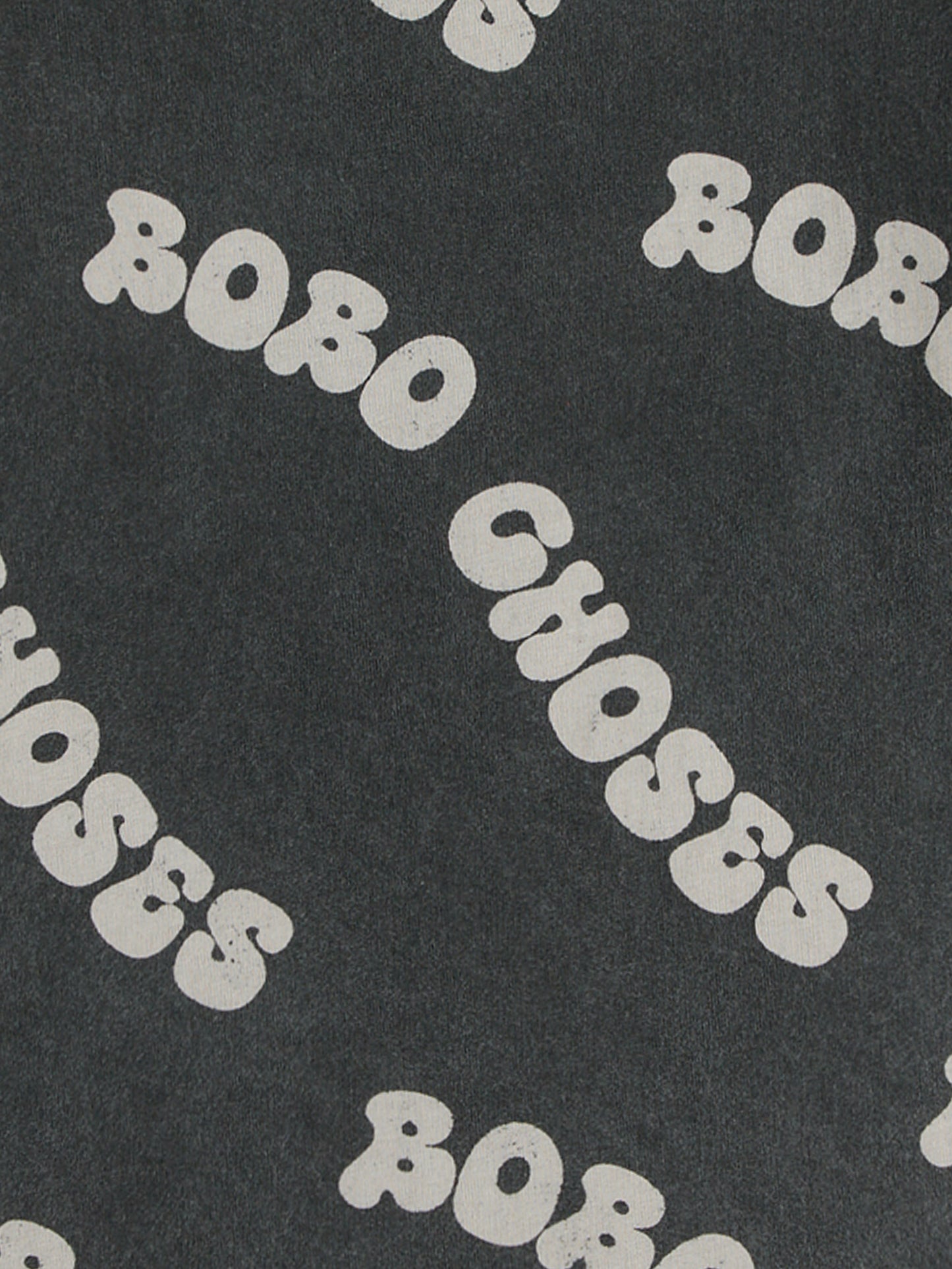 T-shirt grigia per bambini con logo all over,Bobo Choses,B125AC002