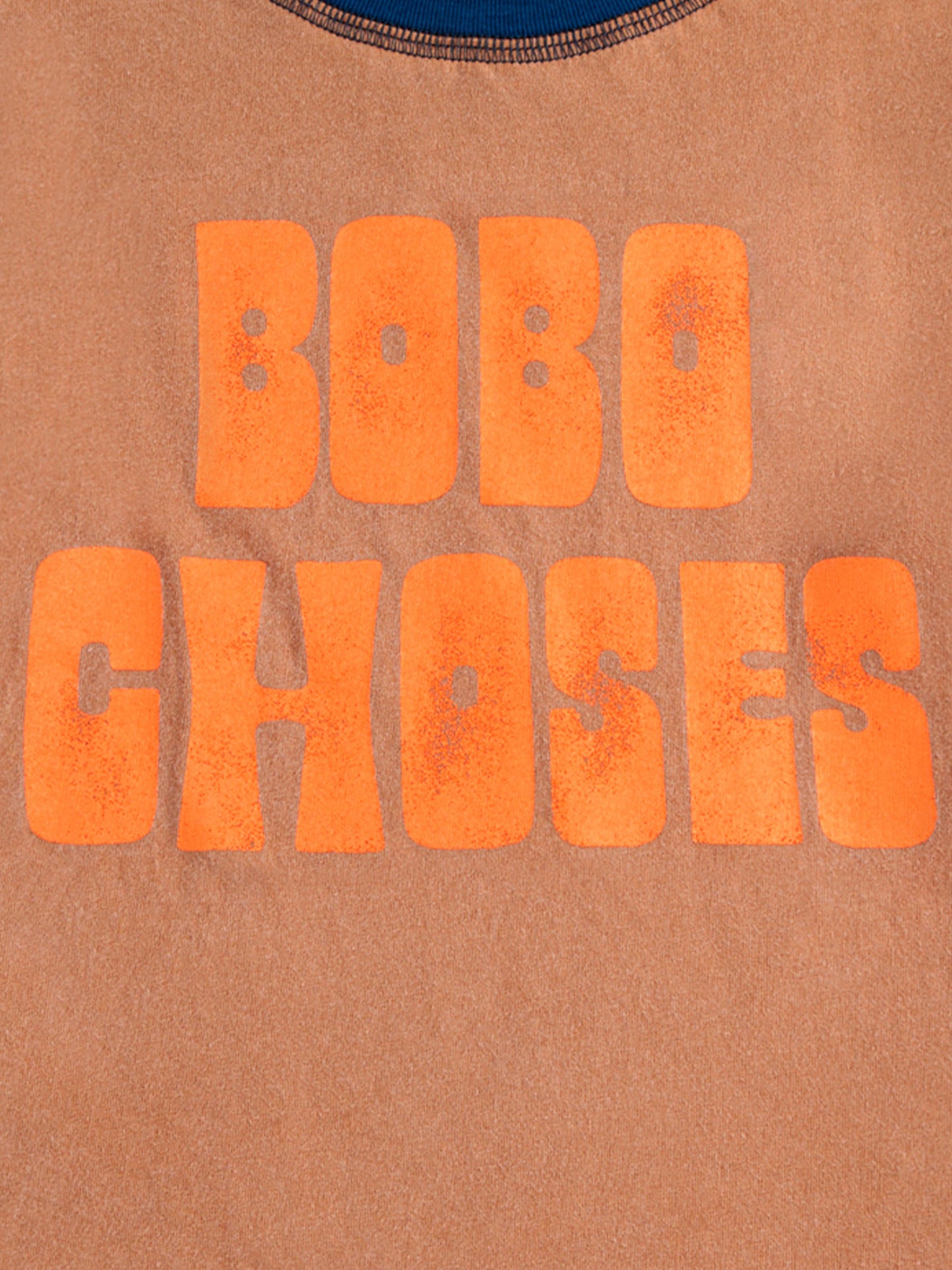 T-shirt marrone per bambini con logo,Bobo Choses,B125AC124