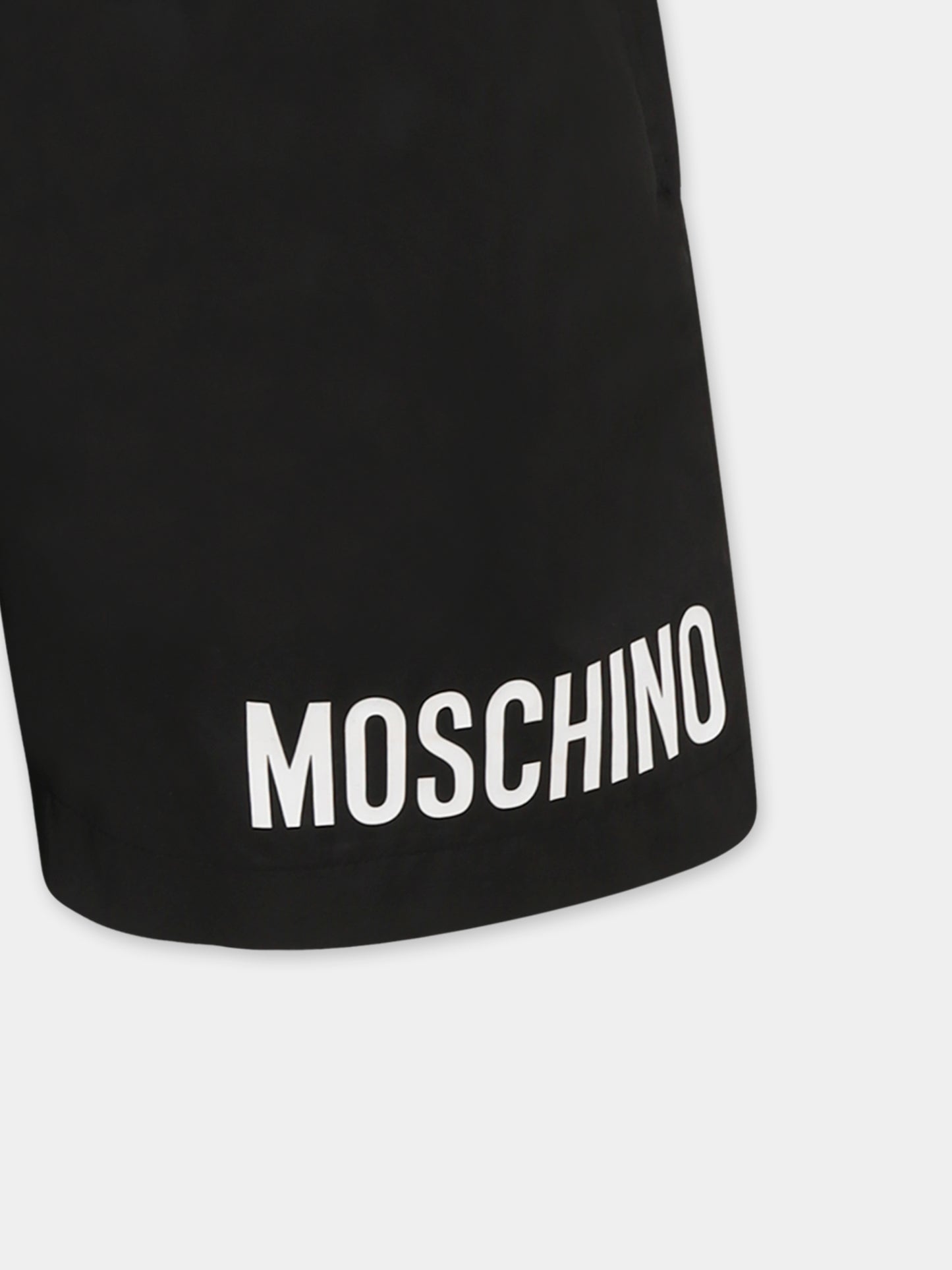 Boxer mare nero per bambino con logo