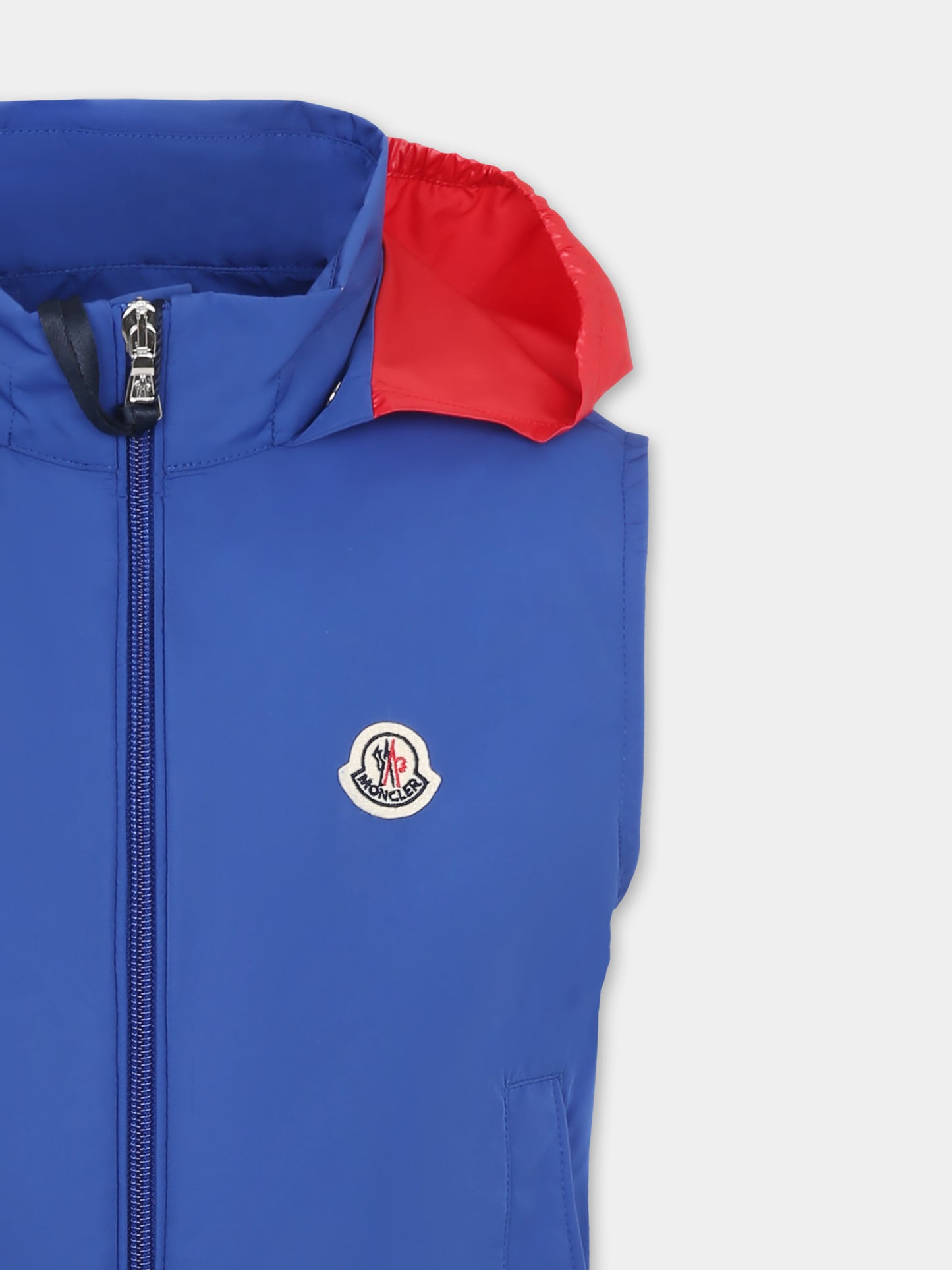Gilet Zene blu per bambino con logo