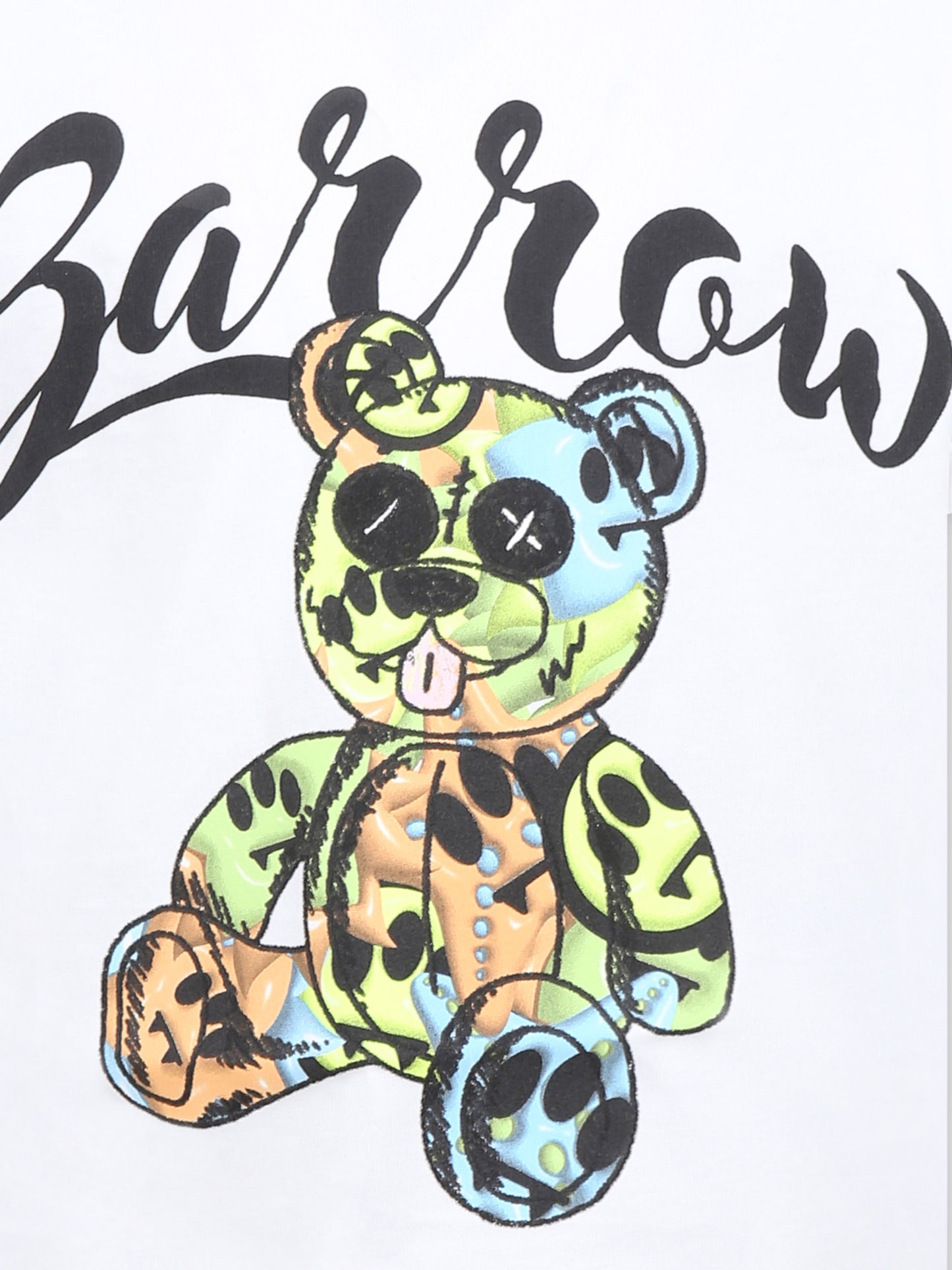 T-shirt bianca per bambini con stampa Bear
