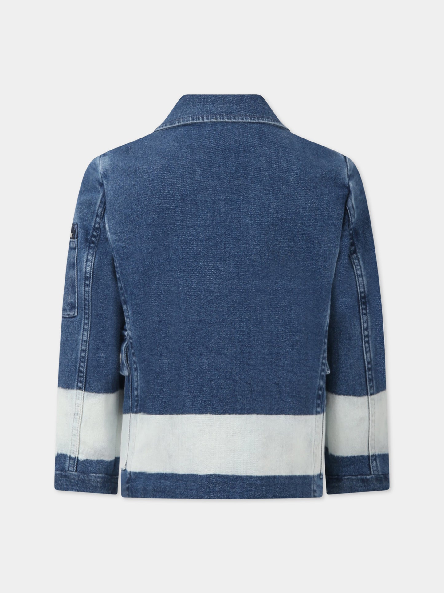 Giacca blu denim per bambini,Fay Kids,5M2070 MD210 616