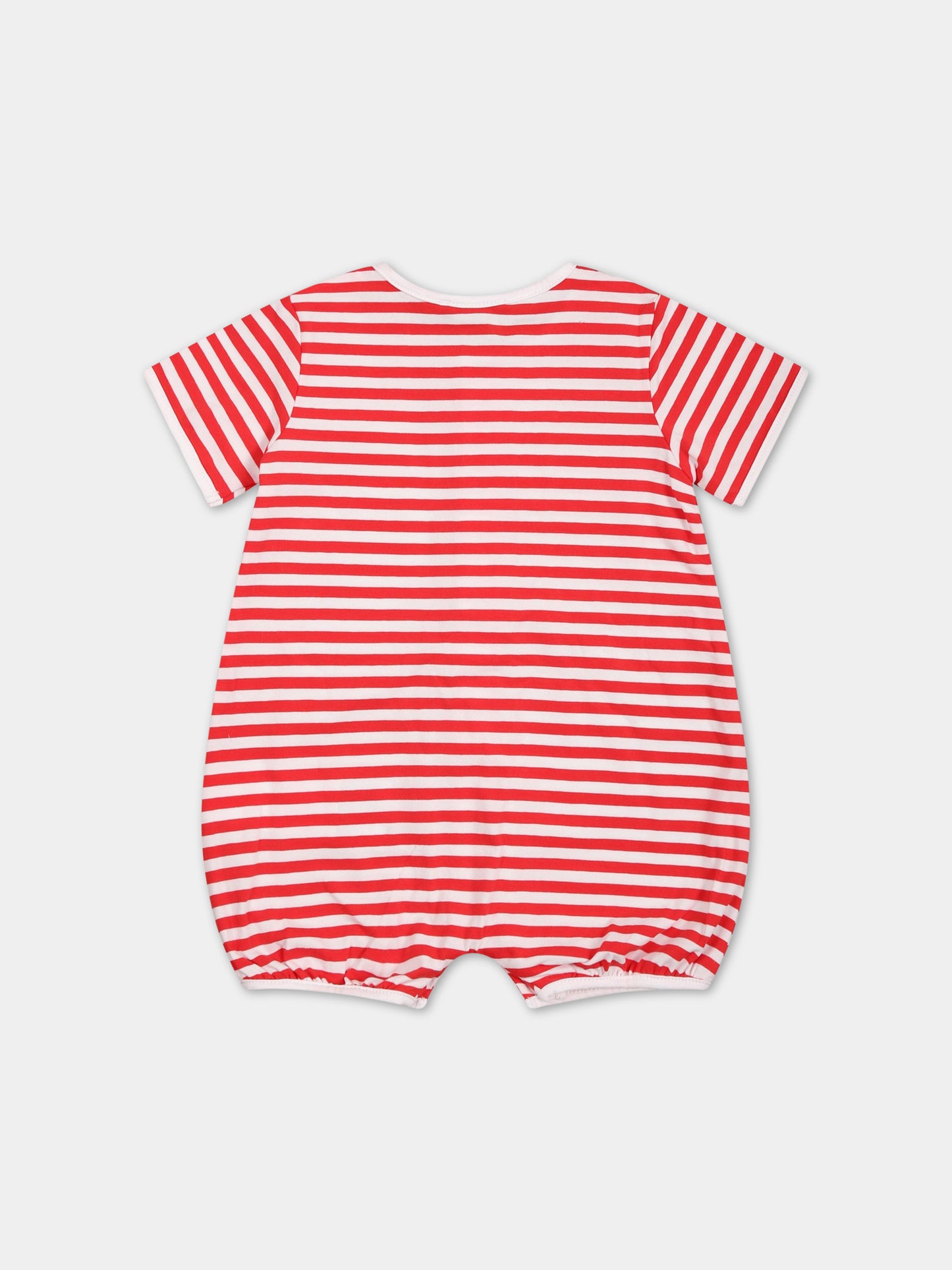 Pagliaccetto multicolor per neonato con Teddy Bear e logo,Moschino Kids,MUY052 LBE05 84615