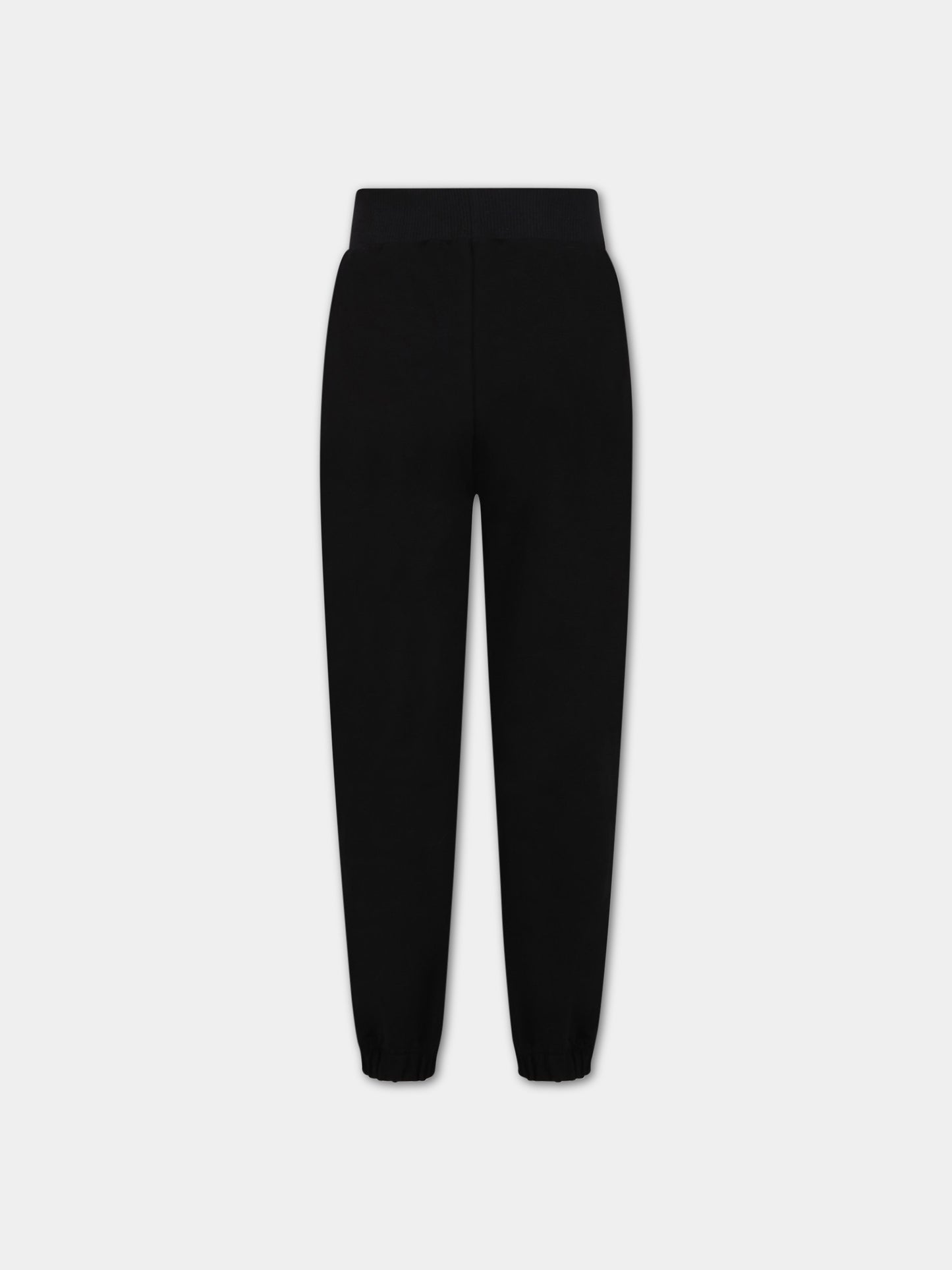 Pantaloni neri per bambina con iconico occhiolino e stella,Chiara Ferragni Collection,51A410 1250 0050