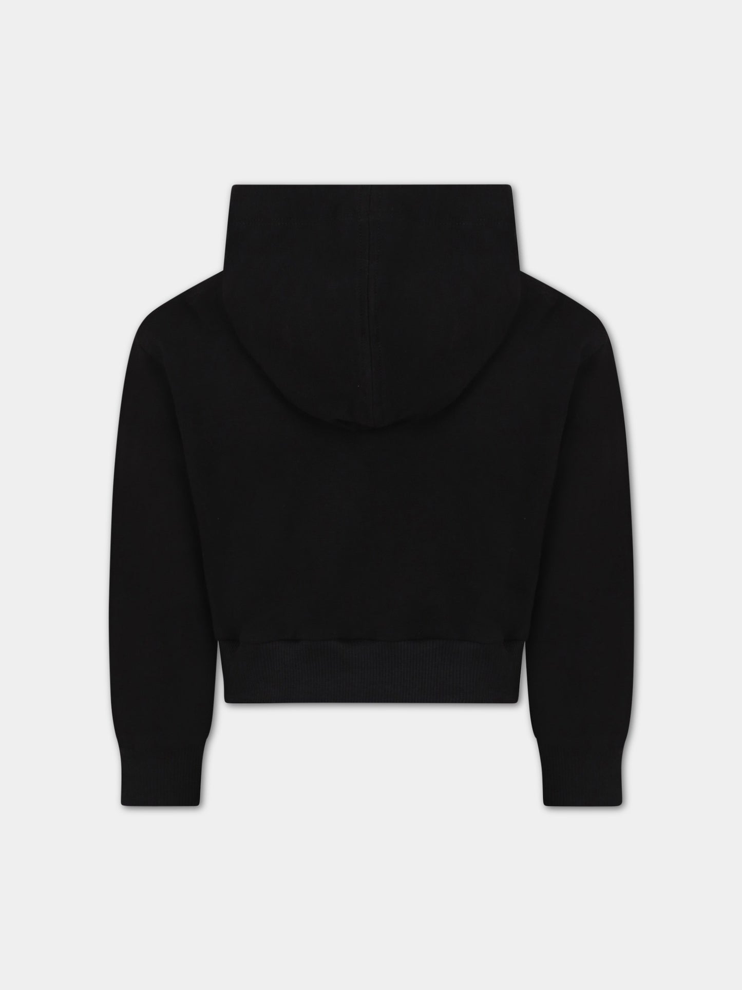 Felpa nera per bambina con iconico occhiolino e stella,Chiara Ferragni Collection,51A802 1250 0050