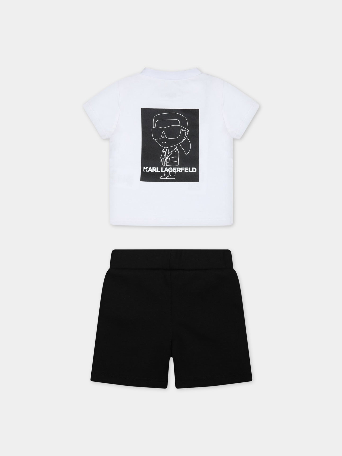 Completo multicolor per neonato con logo,Karl Lagerfeld Kids,Z98132 10P