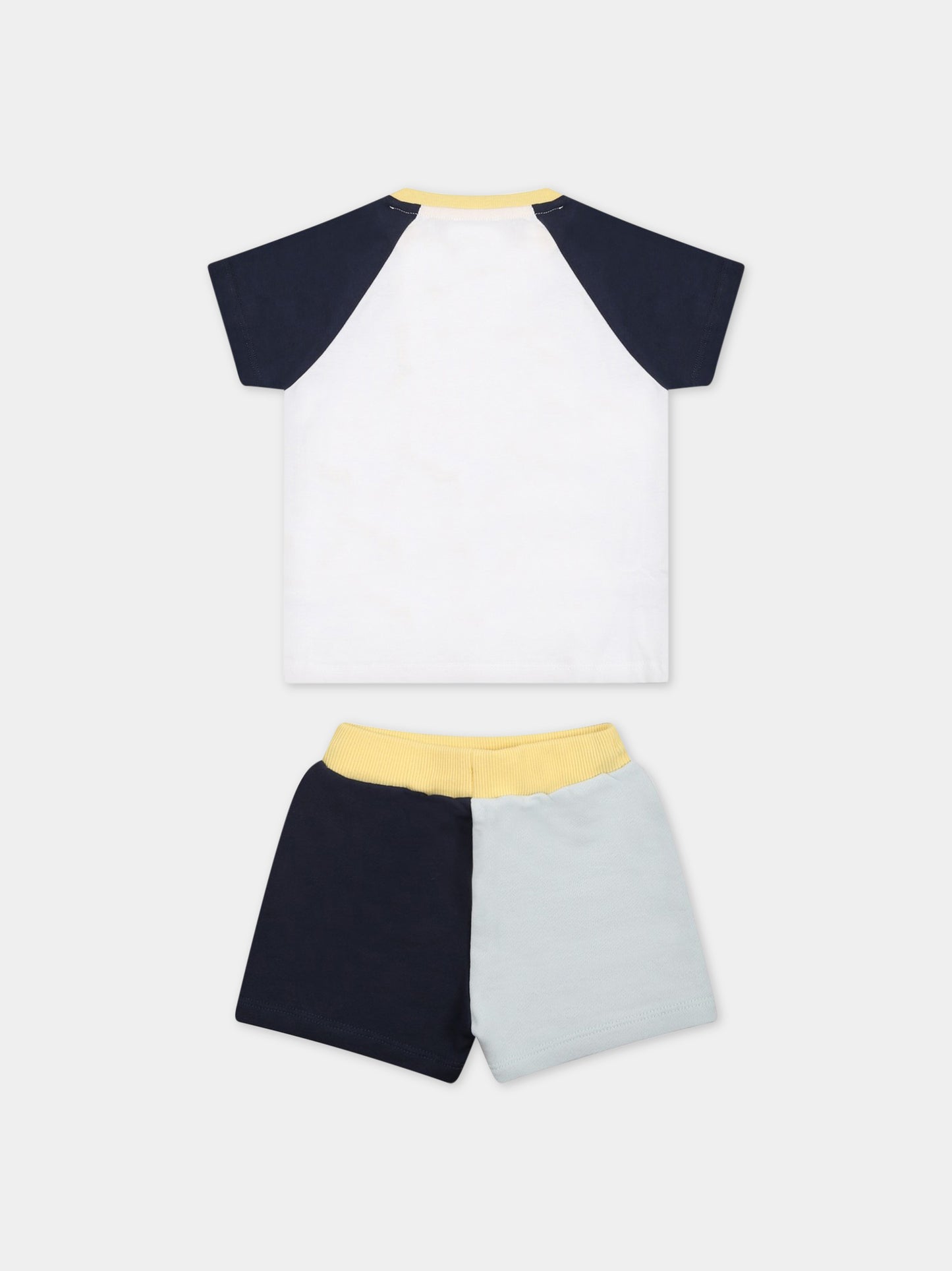 Completo multicolor per neonato con iconica tigre,Kenzo Kids,K08055 10P