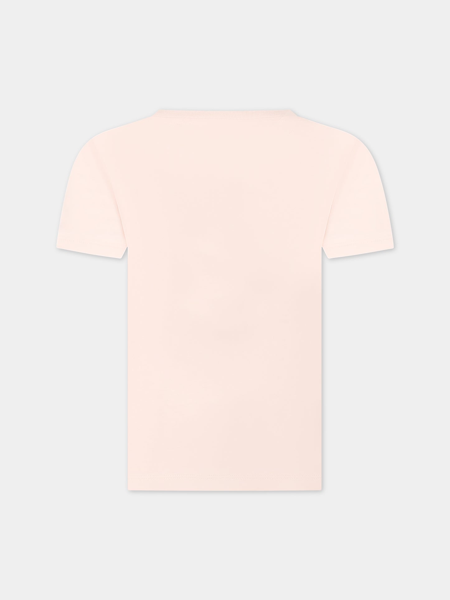 Pink t-shirt for girl with logo,A.p.c.,COEZE E26139FAB