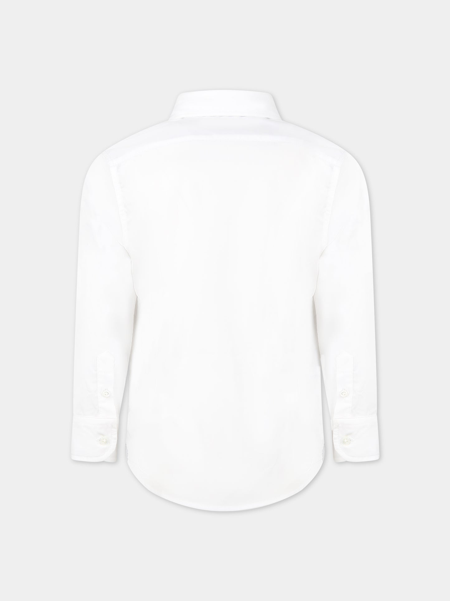 Camicia bianca per bambino con logo,Eleventy,ES5P50 P0013 100