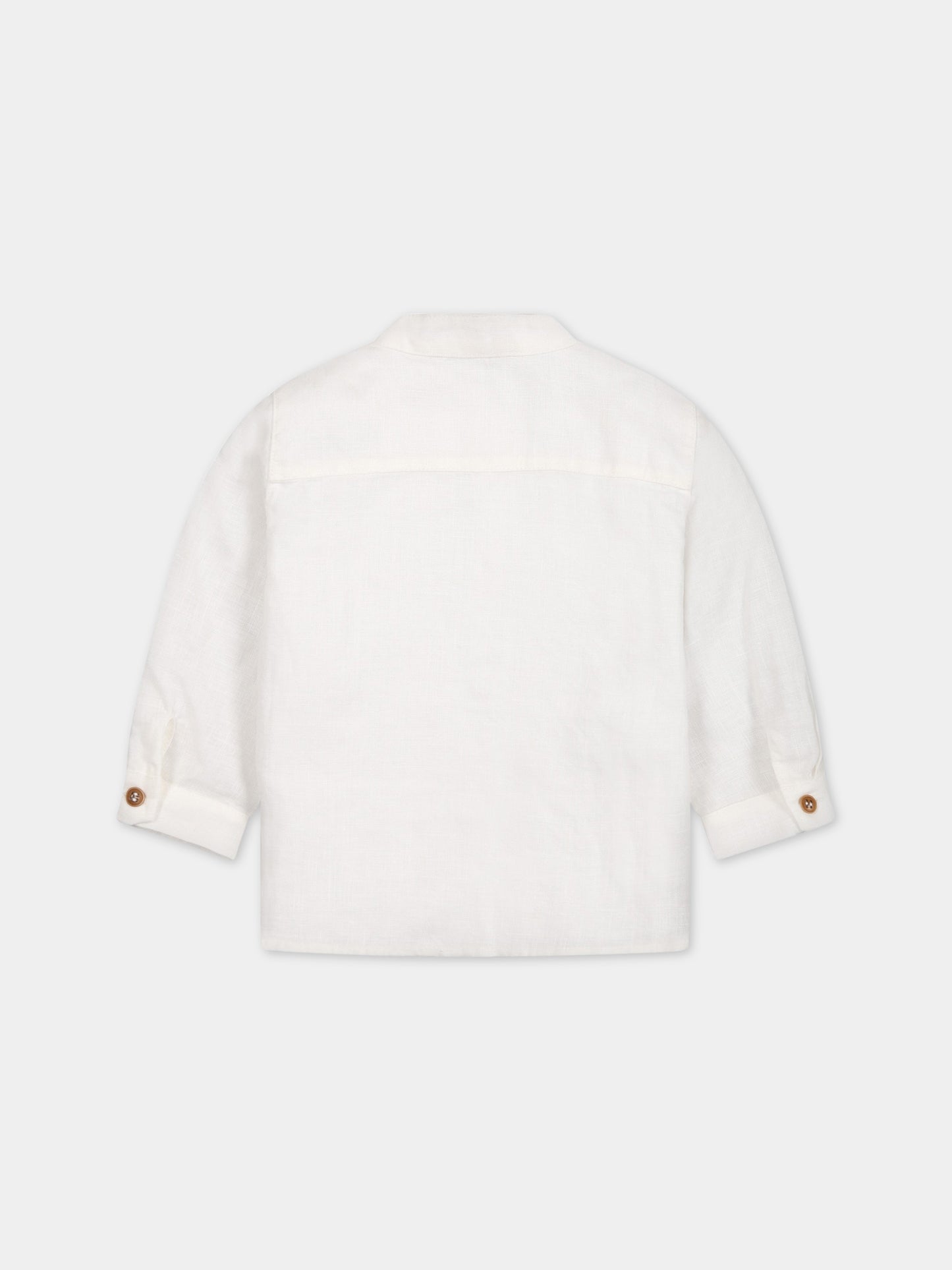 Camicia bianca per neonato,Zhoe & Tobiah,LIN3 1