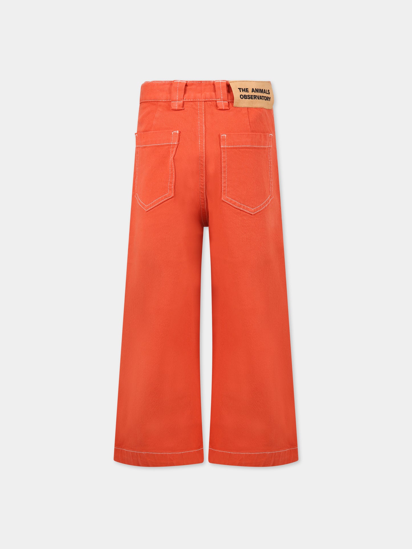 Pantaloni rossi per bambini con logo,The Animals Observatory,S23056 251 BG