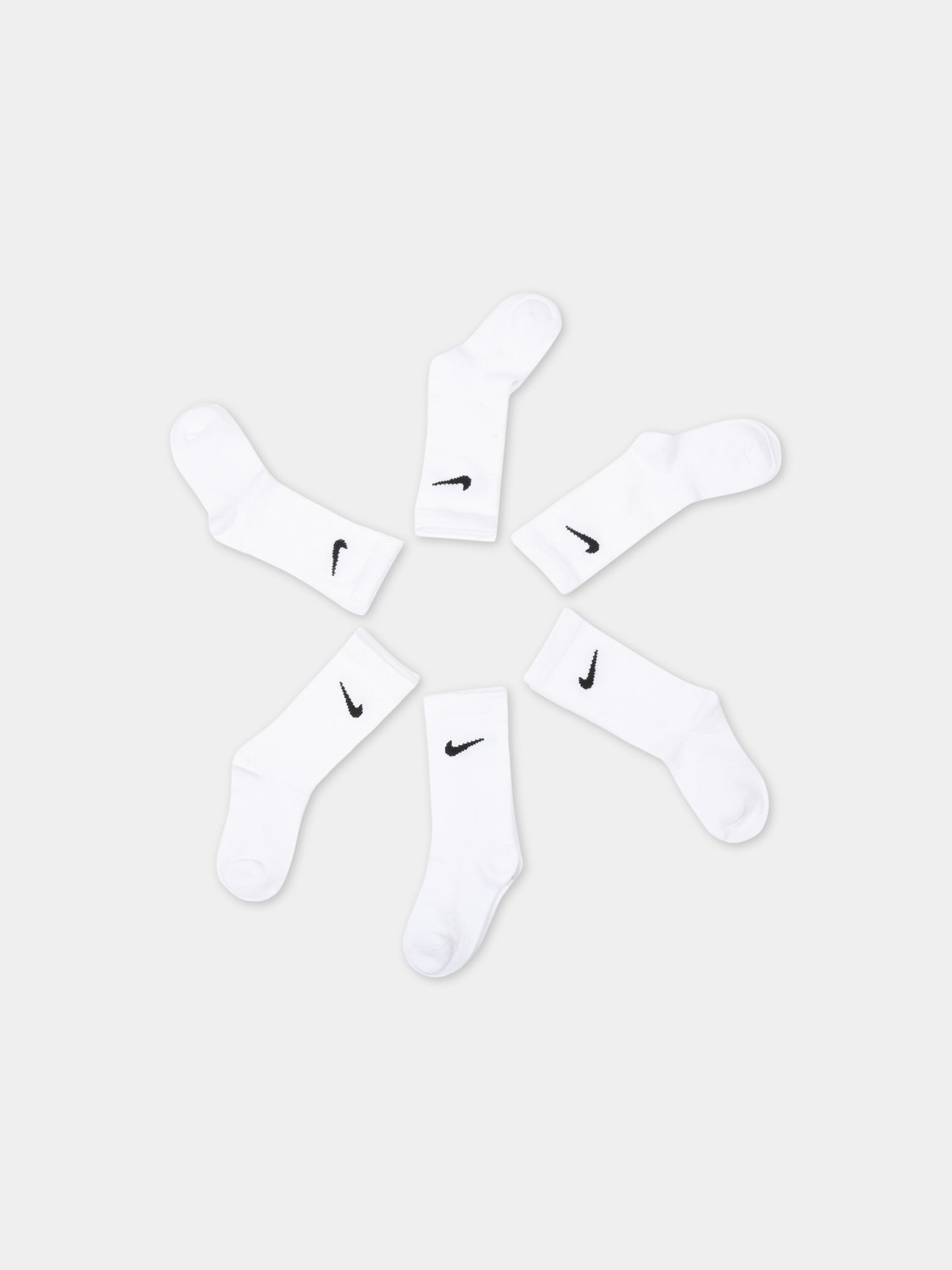 Set bianco per bambini con iconico swoosh,Nike,UN0030 001