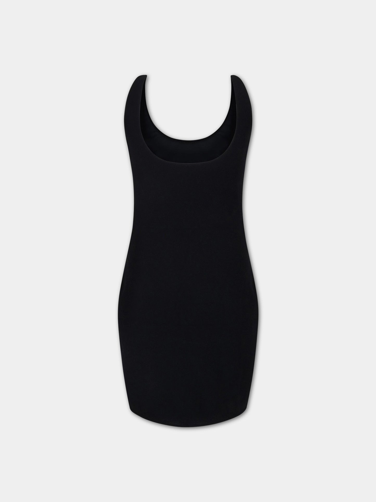 Vestito nero da donna,Matineè,DM4000 LUCILE SPUGNA NERO