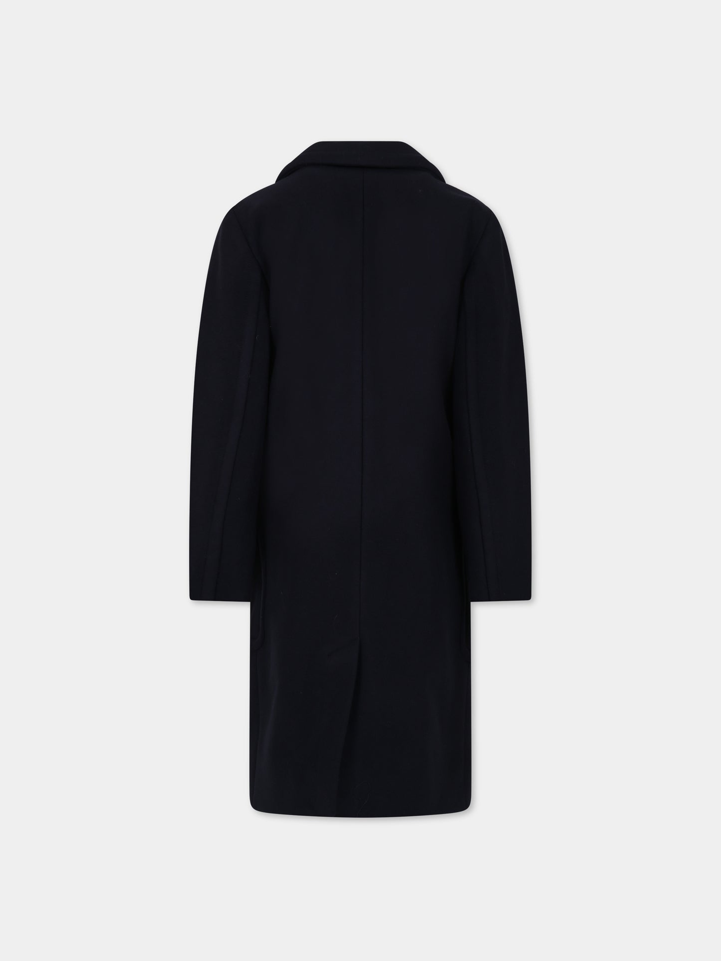 Cappotto blu per bambino con aquilotto,Armani Junior,6R4LJ2 4N7YZ 0920