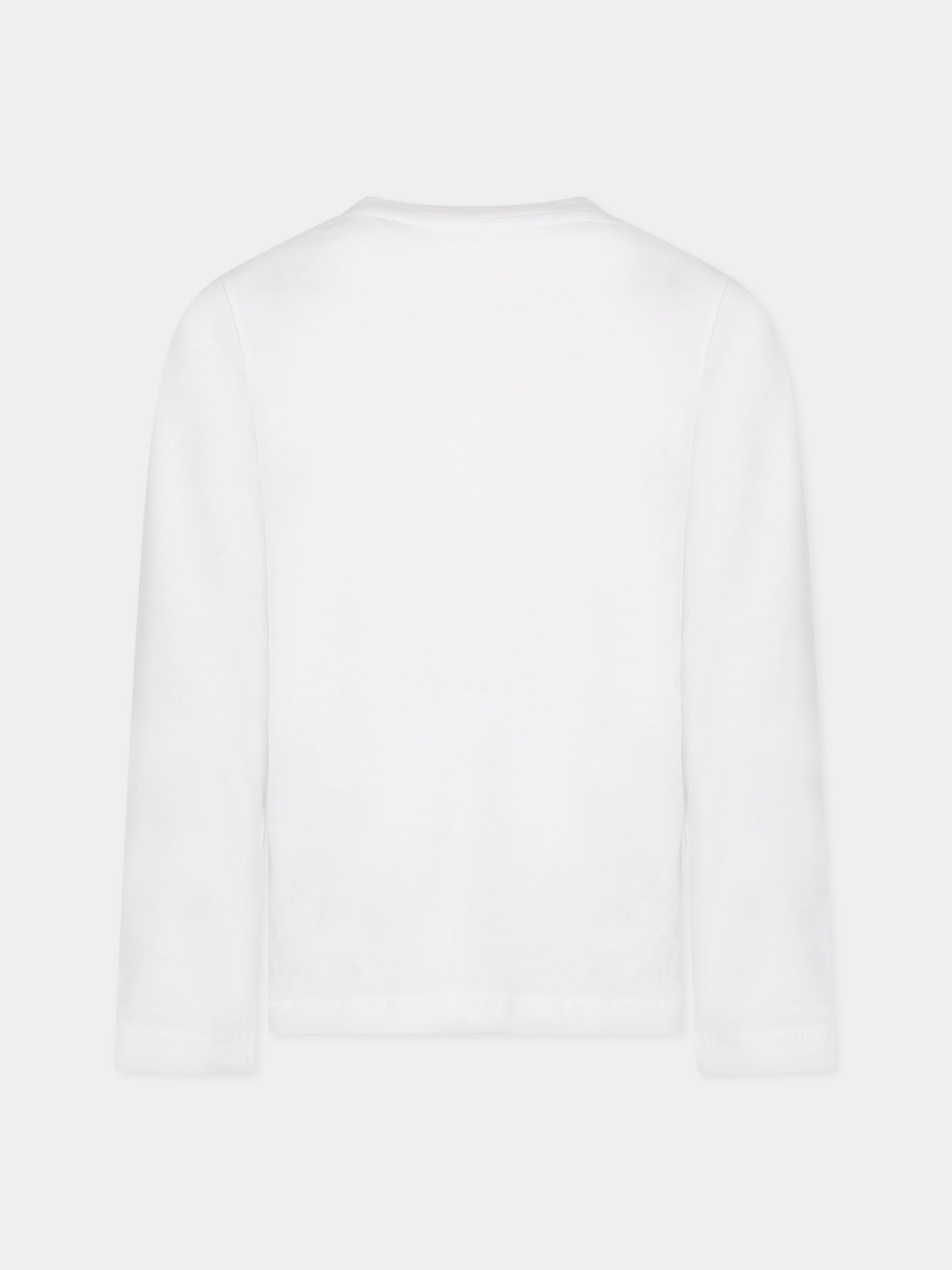 T-shirt bianca per bambini con logo,Zadig & Voltaire Kids,X25400 10P