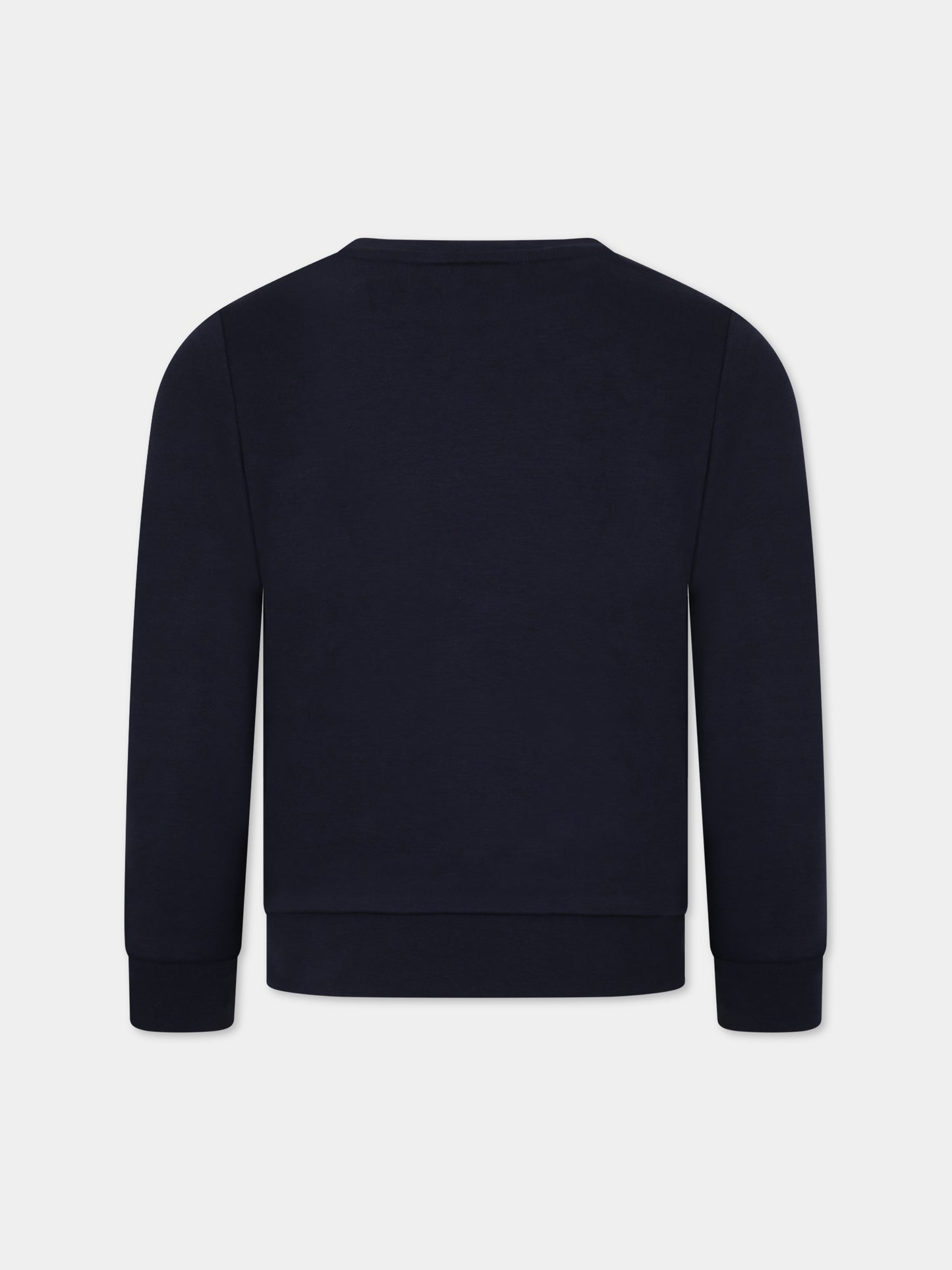 Felpa blu per bambino con logo,Boss,J25O43 849