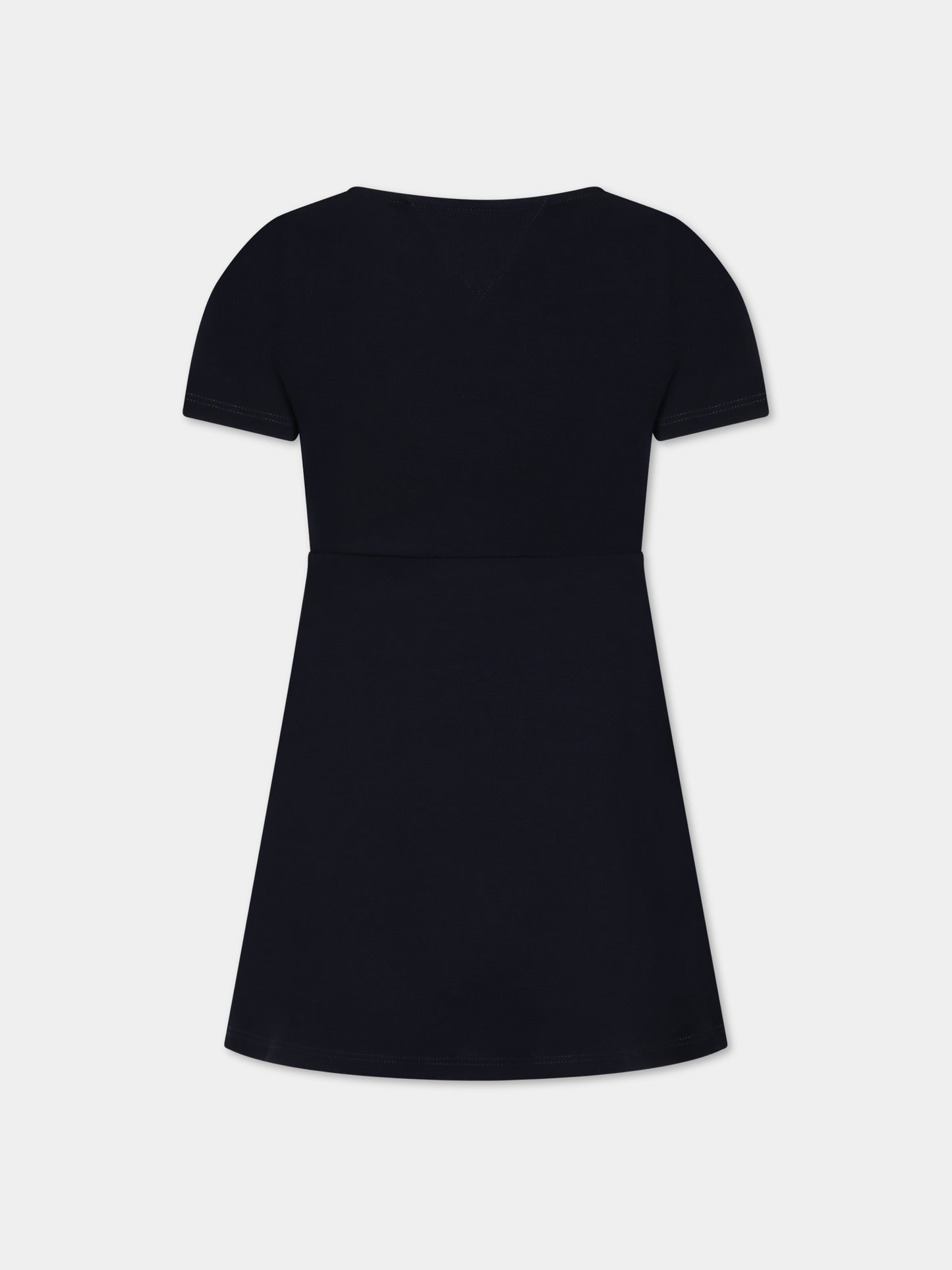 Vestito blu per bambina,Tommy Hilfiger Junior,KG0KG07192