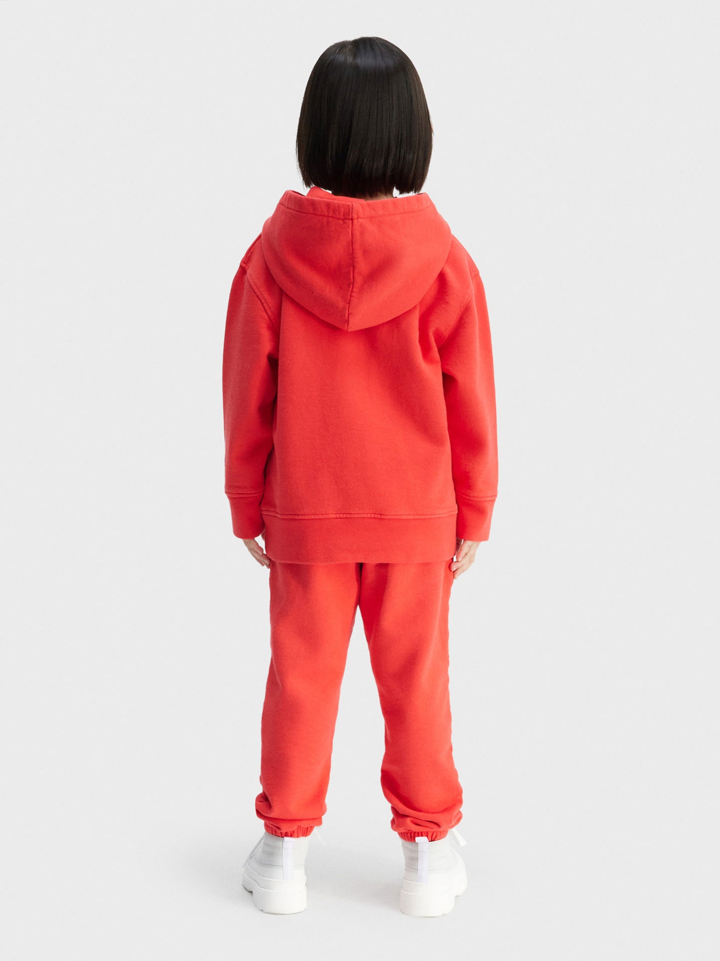 Felpa 'Le sweatshirt Jacquemus' rossa per bambini