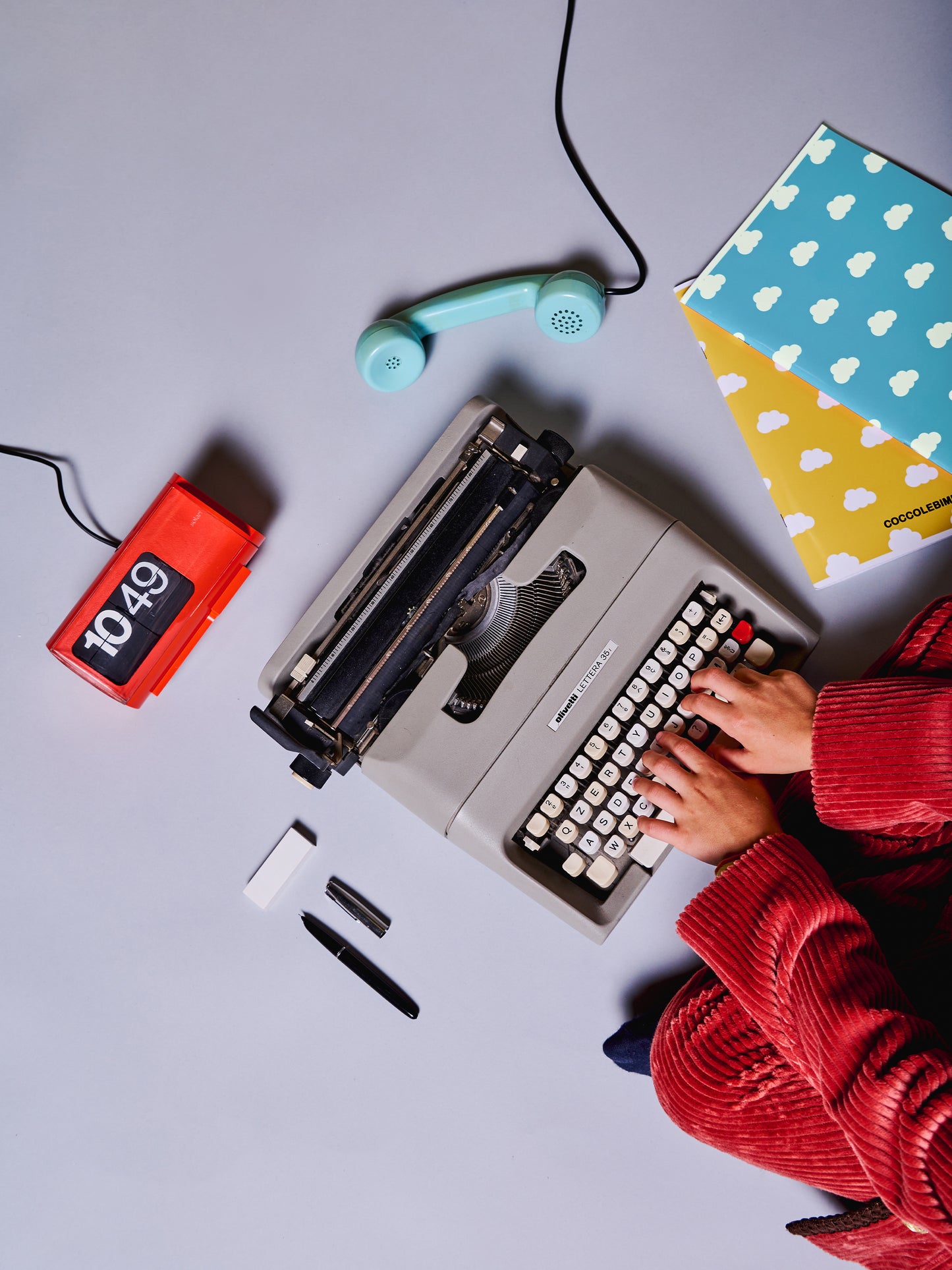 Quaderni Pigna x Coccolebimbi celeste e giallo