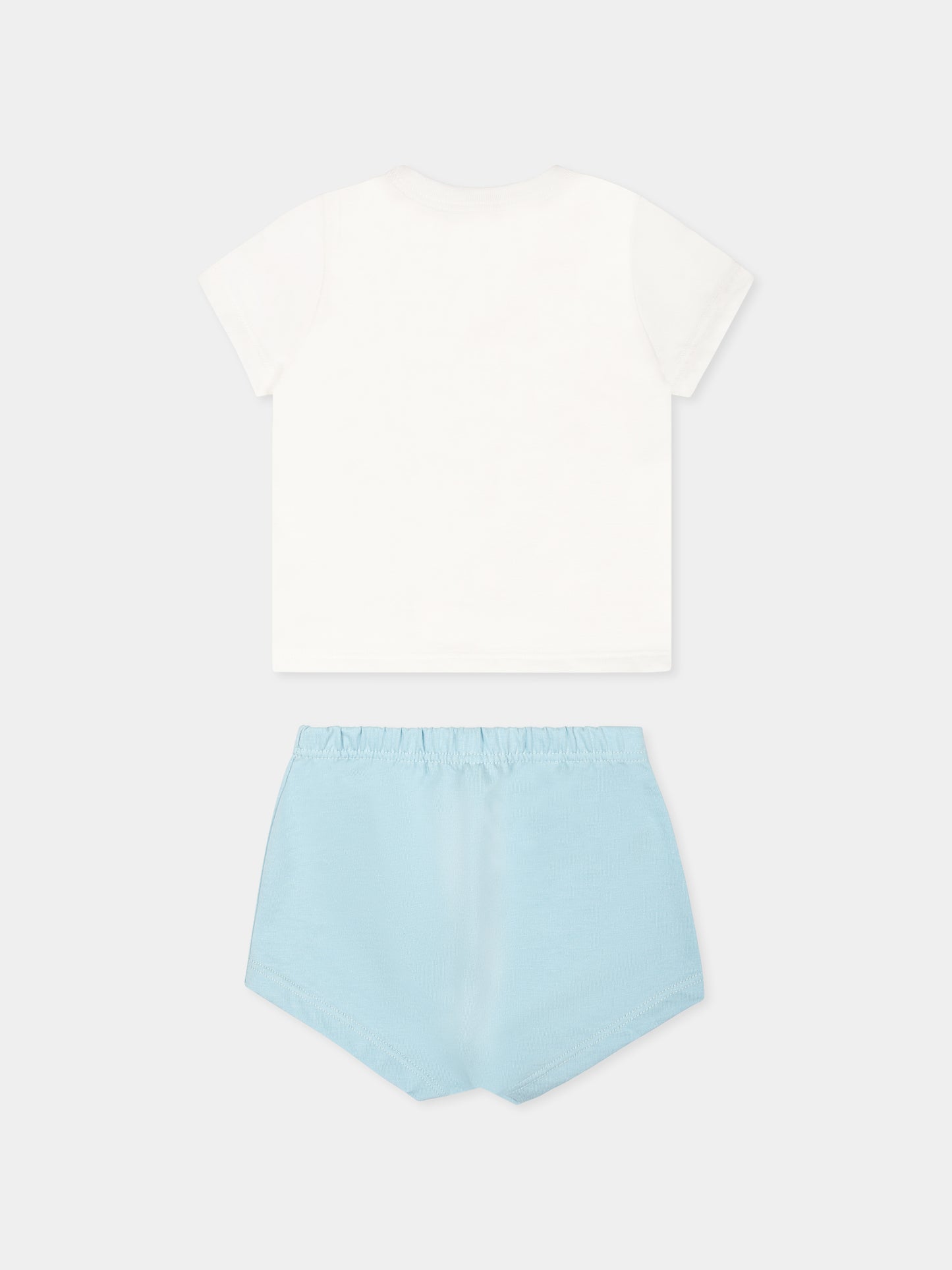 Completo multicolor per neonato con logo