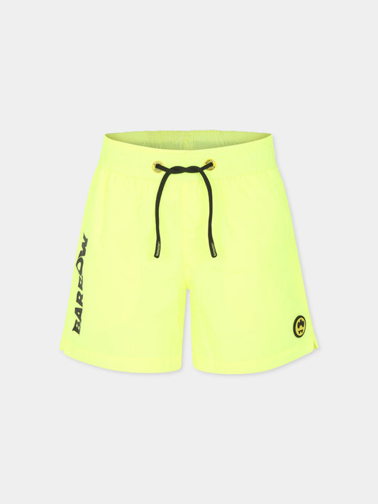 Boxer mare giallo per bambino con smile