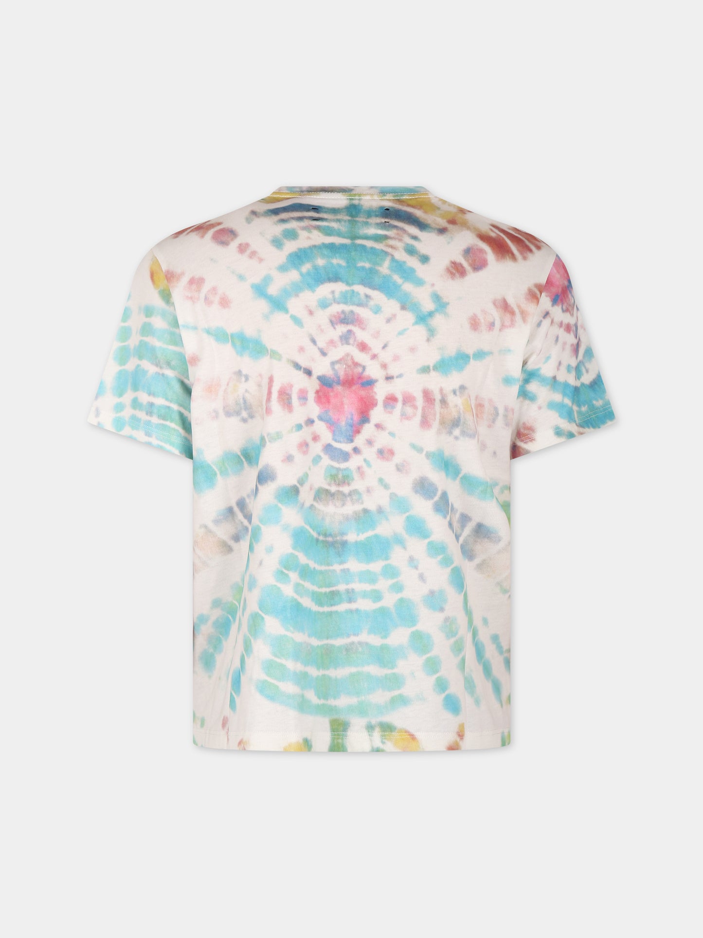 T-shirt bianca per bambini con logo