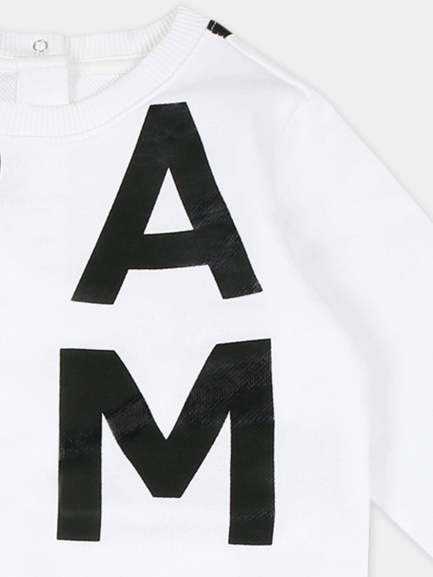 Completo bianco per neonati con logo