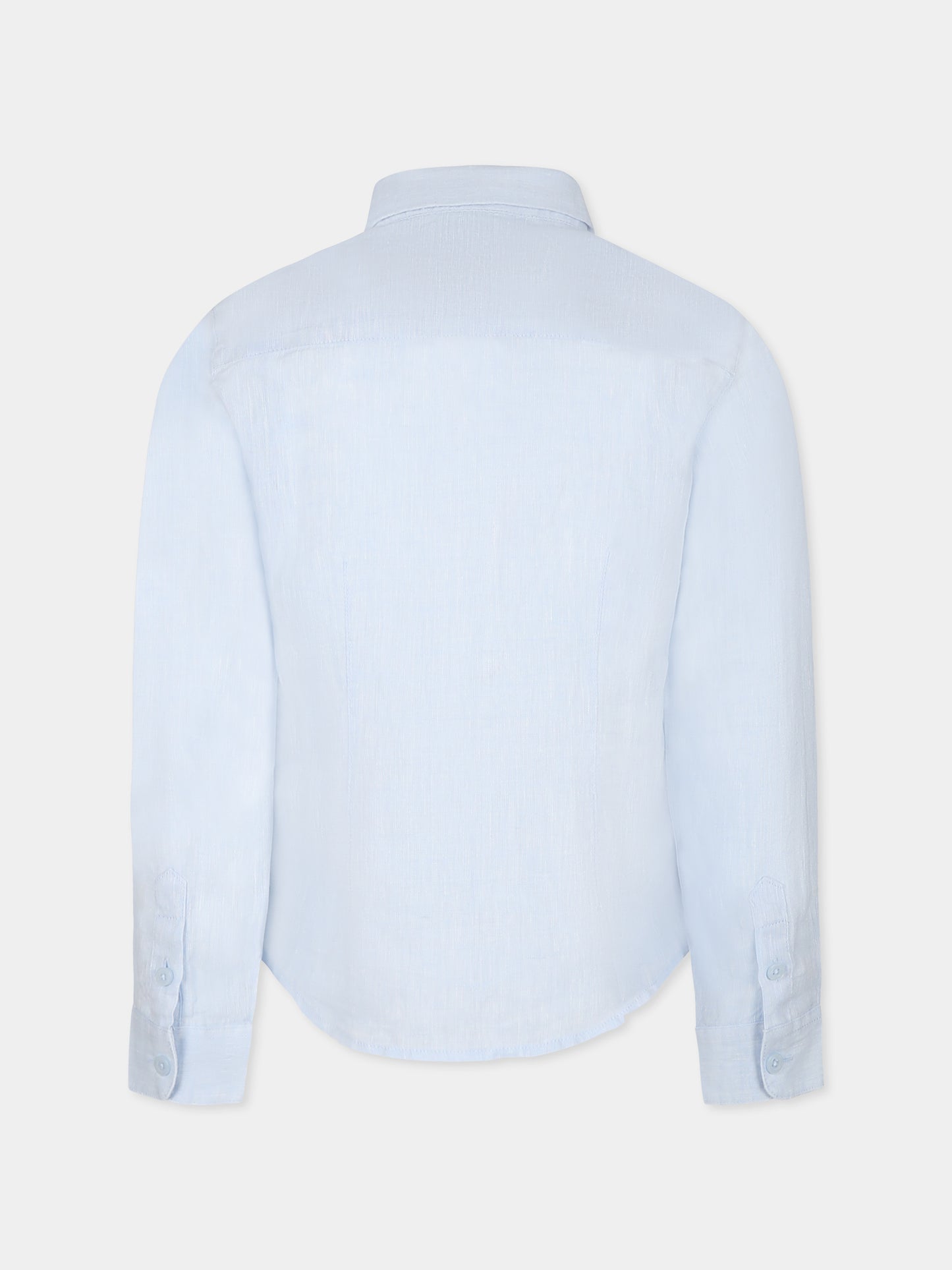 Camicia celeste per bambino con aquilotto