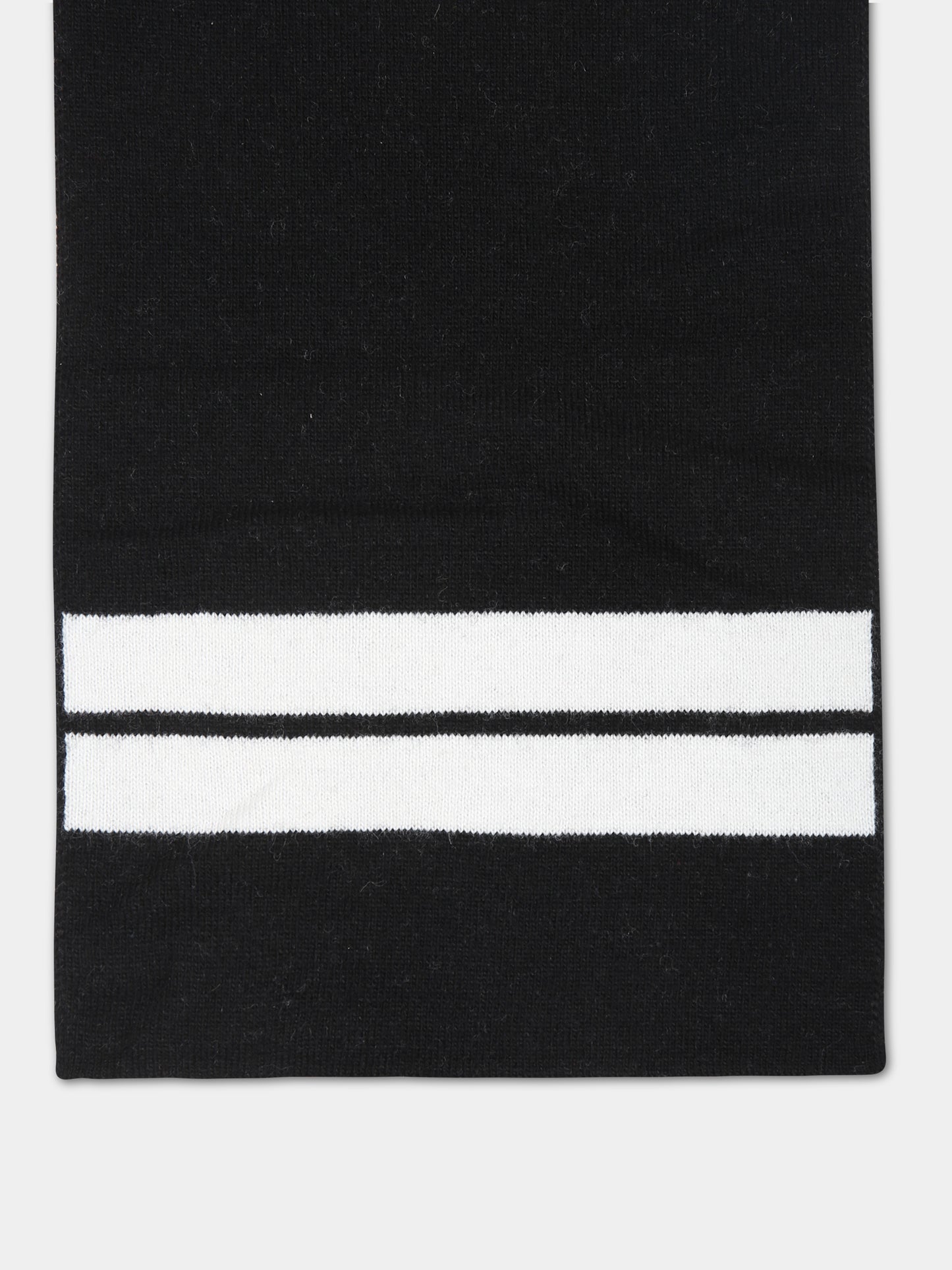 Sciarpa nera per bambini con logo