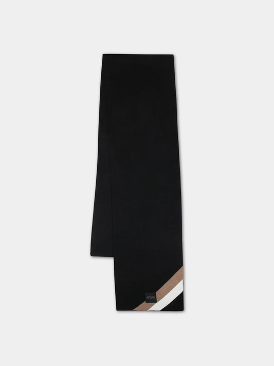 Sciarpa nera per bambino