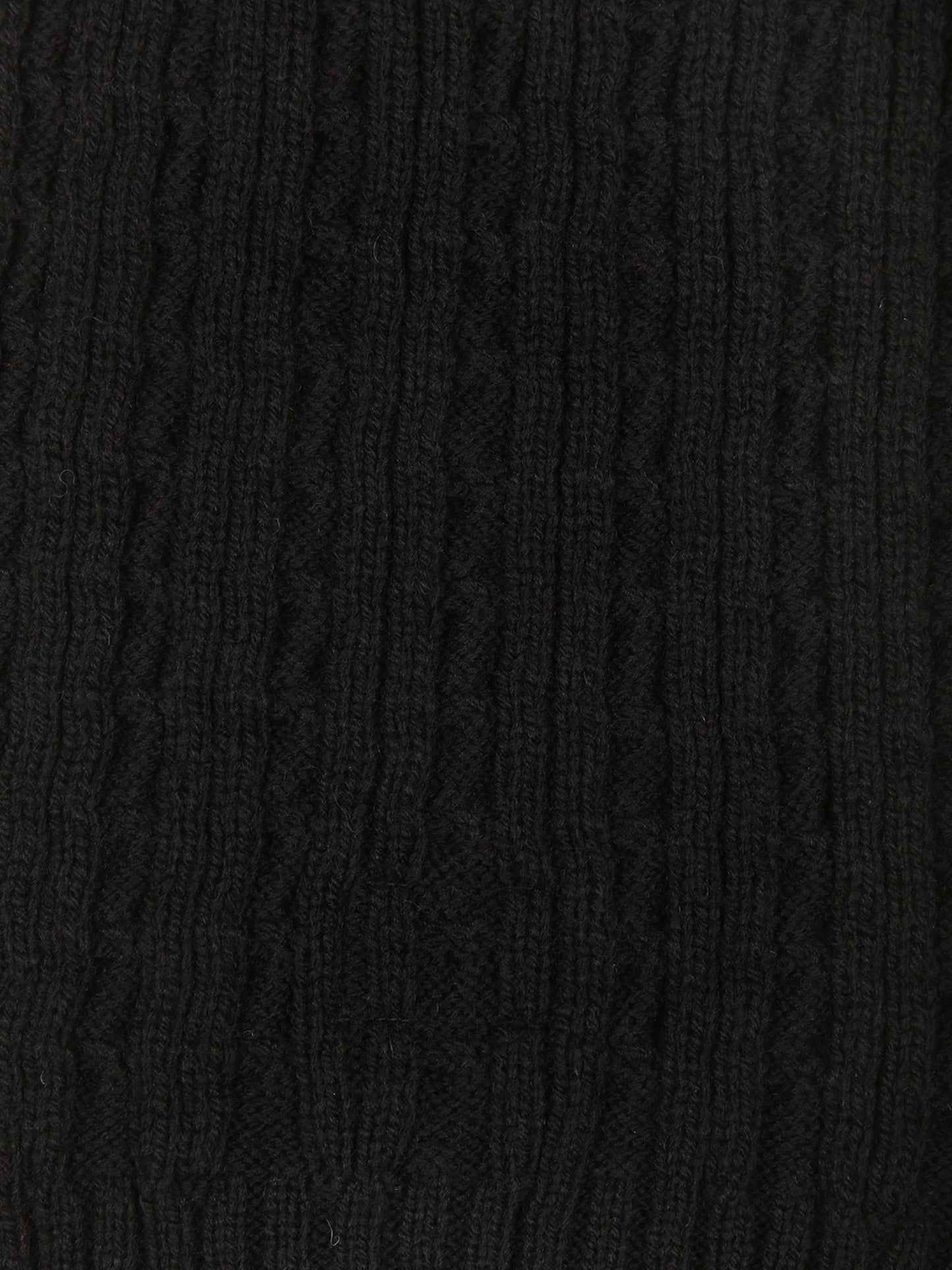 Sciarpa nera per bambini con logo