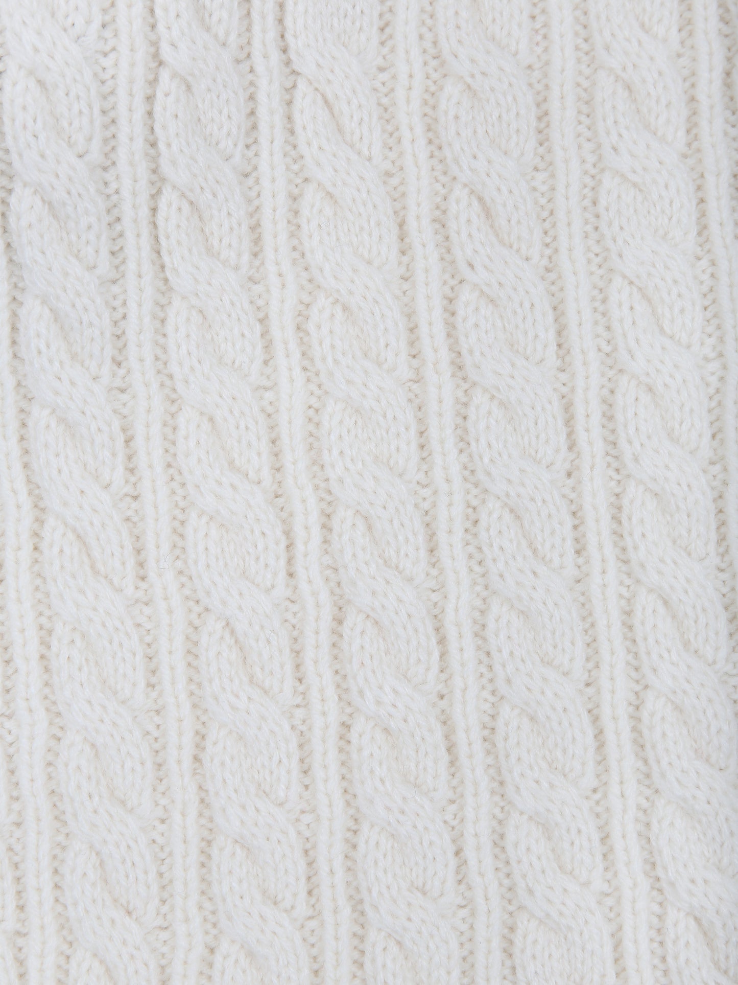 Sciarpa avorio per bambini con logo