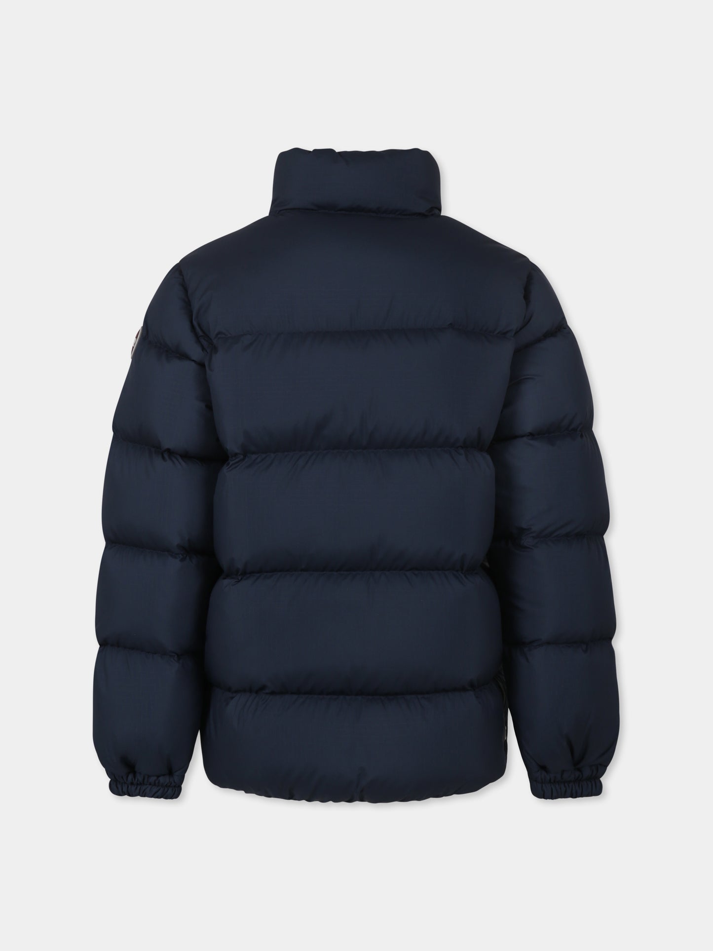 Piumino blu per bambino con logo