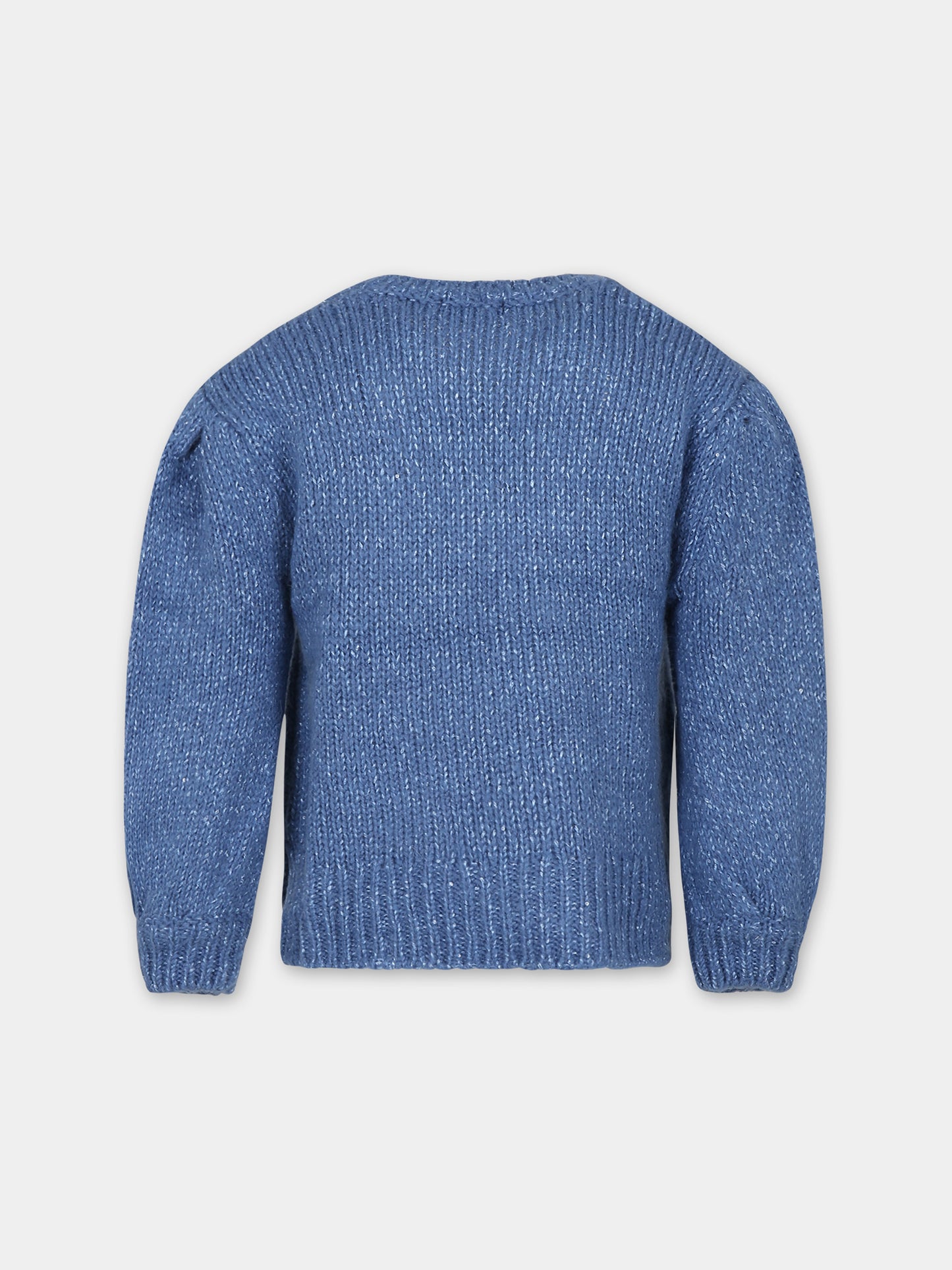 Maglione azzurro per bambina