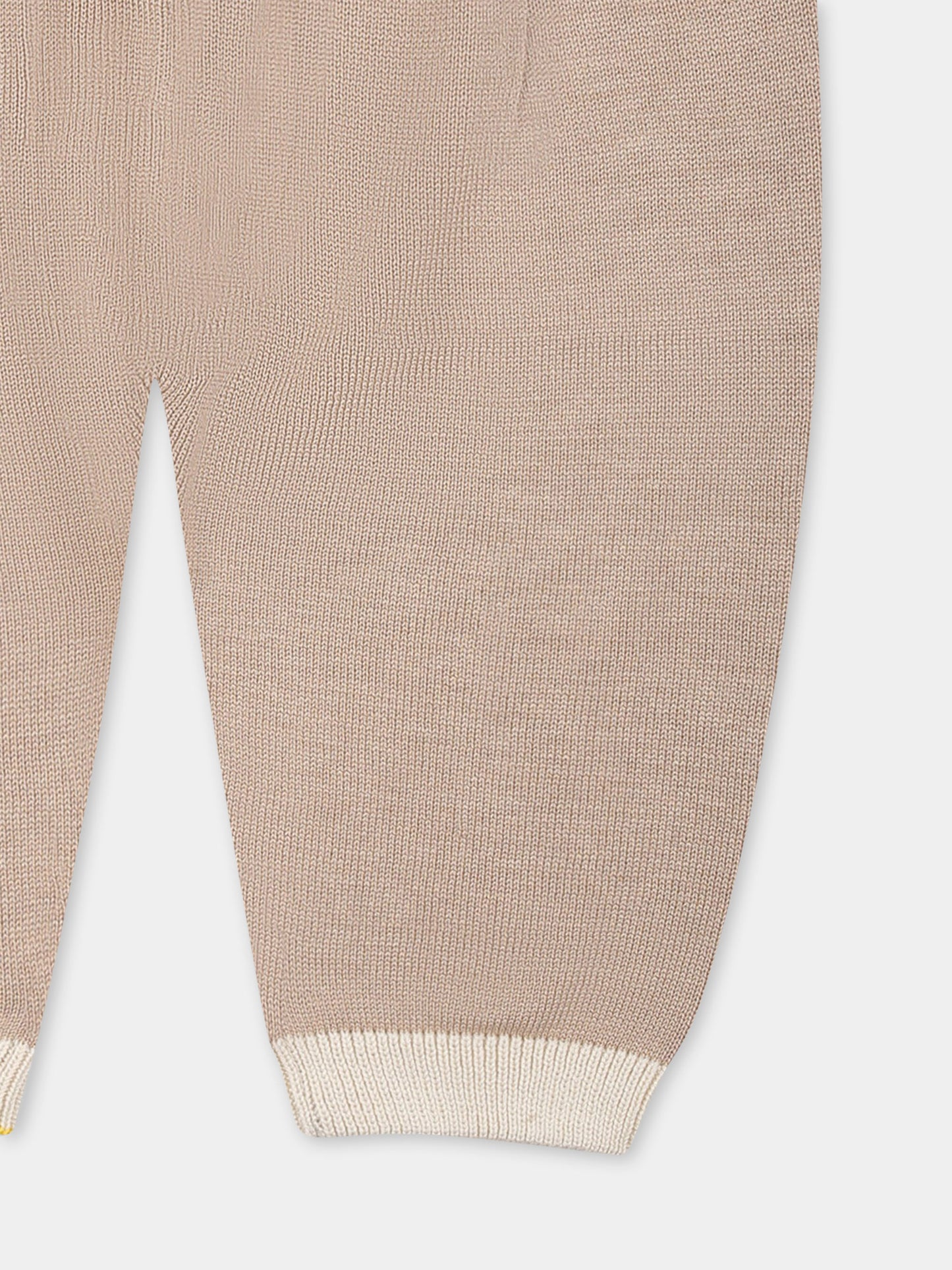 Pantaloni beige per neonato