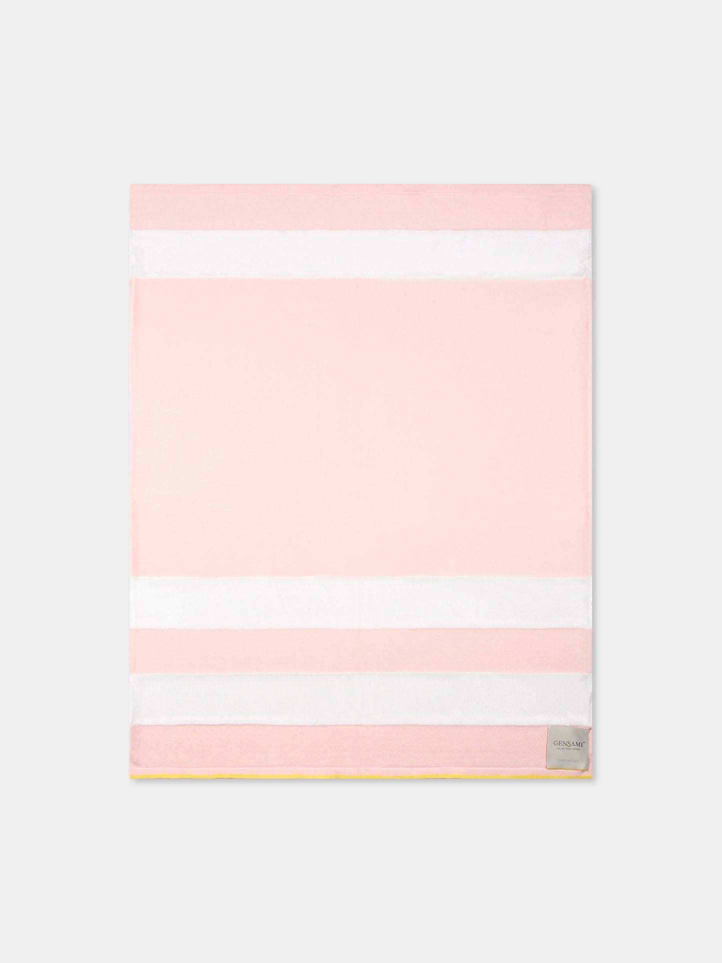 Coperta rosa per neonata con righe,Gensami,COP01-B-SH BABY PINK