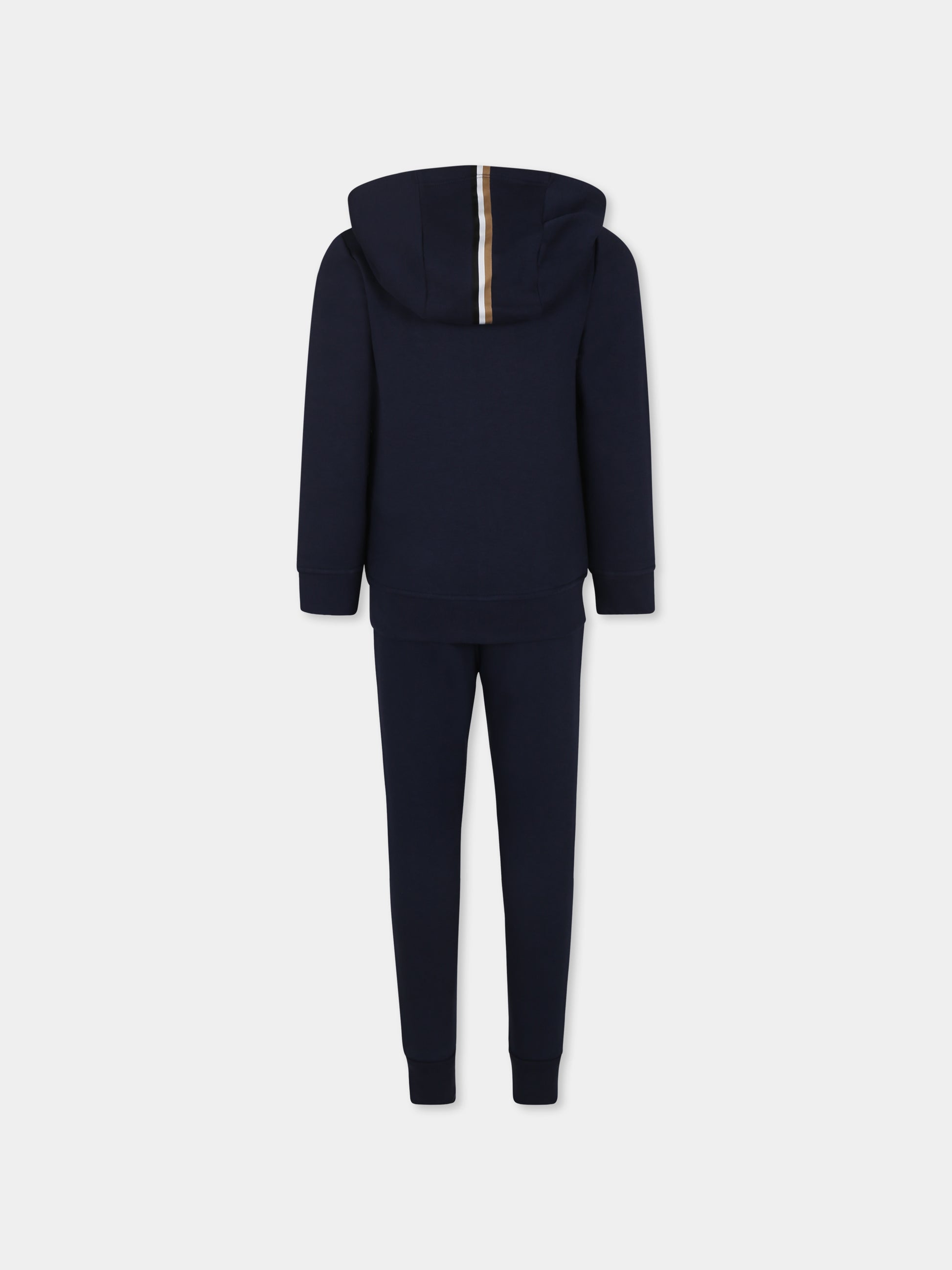 Completo blu per bambino con logo,Boss,J28121 849