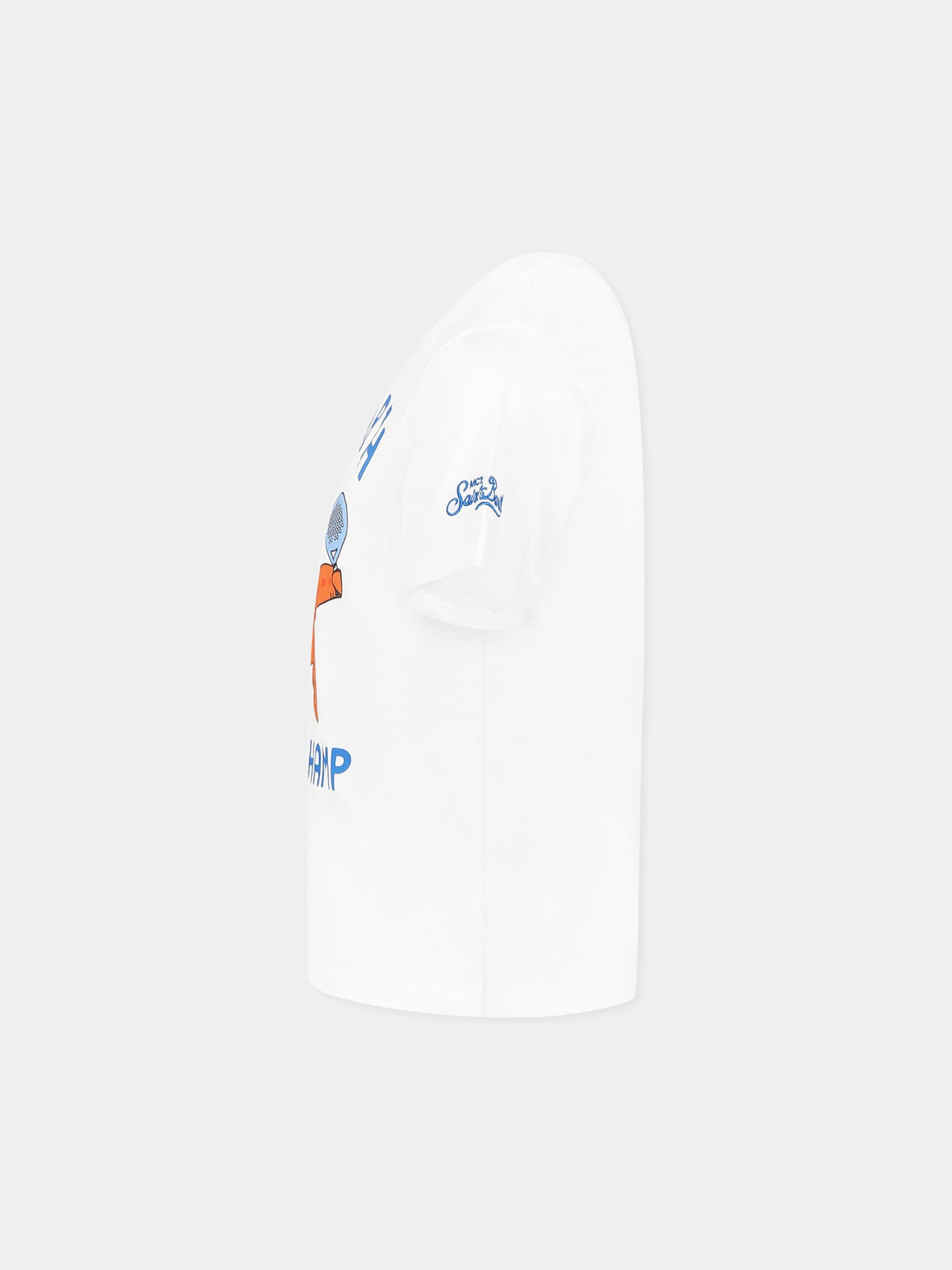 T-shirt bianca per bambino con stella marina
