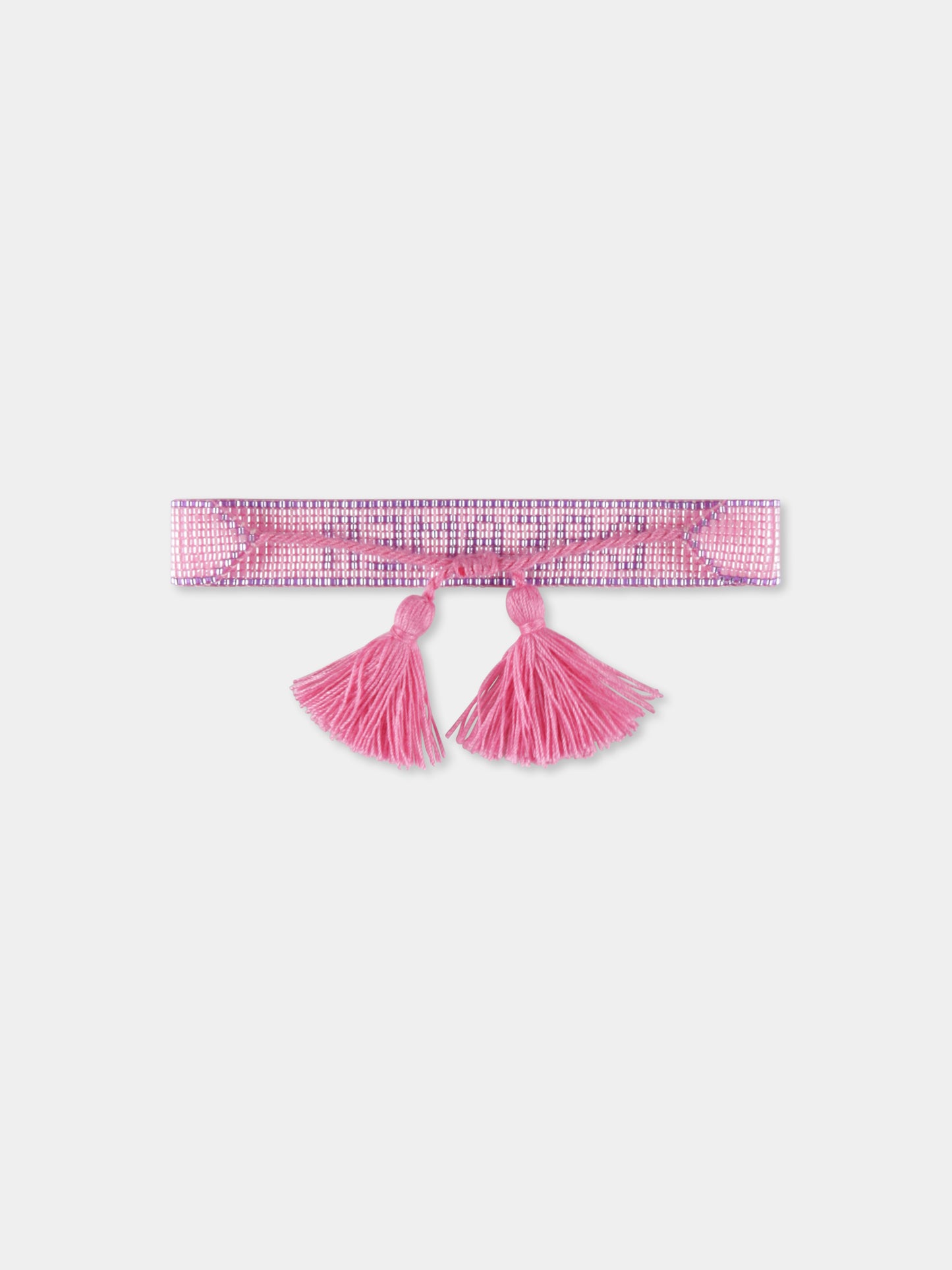 Bracciale rosa per bambina con scritta Dreamer