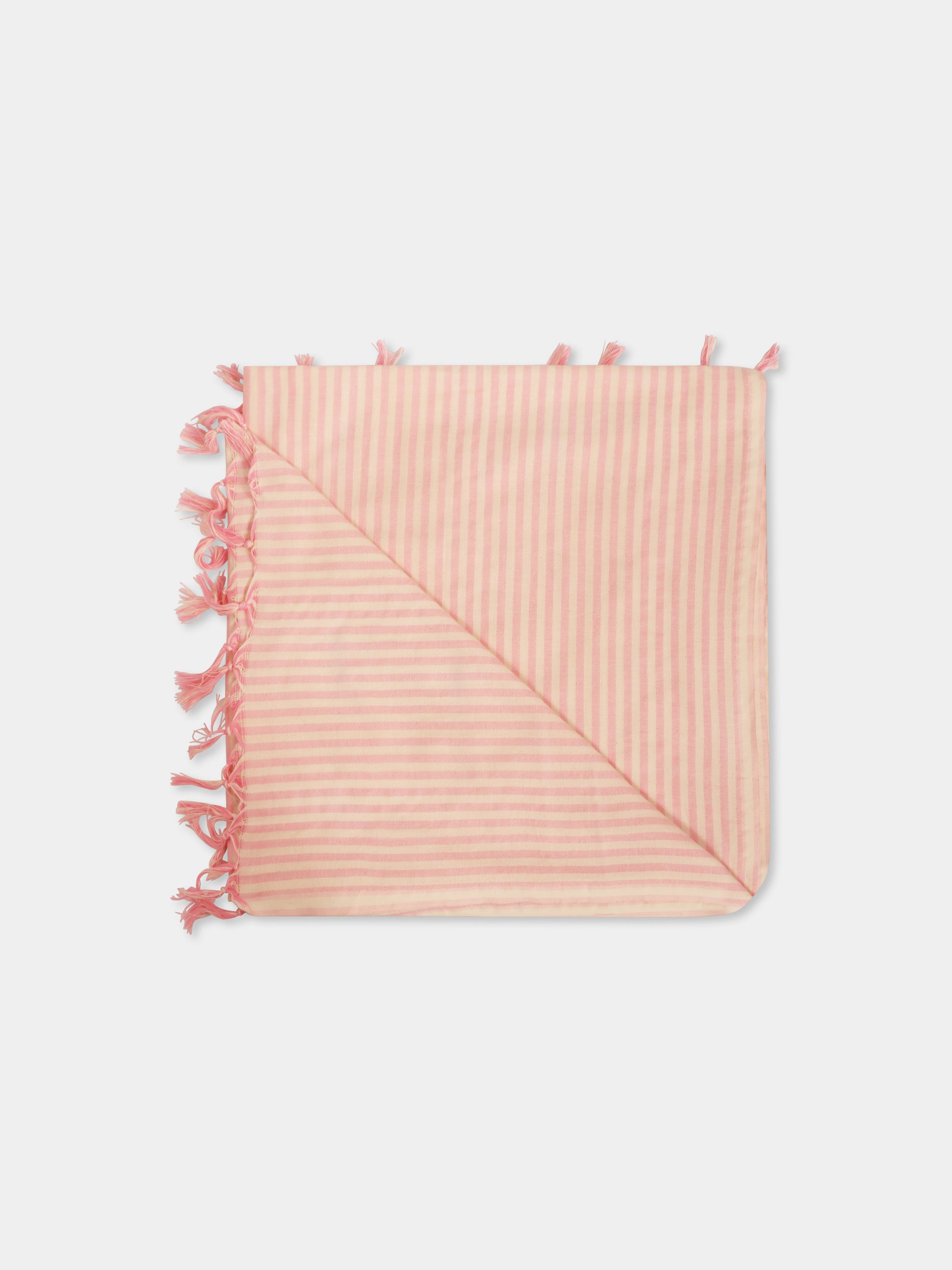 Telo mare rosa per bambina con logo,Mc2 Saint Barth,FOUL002 04437H