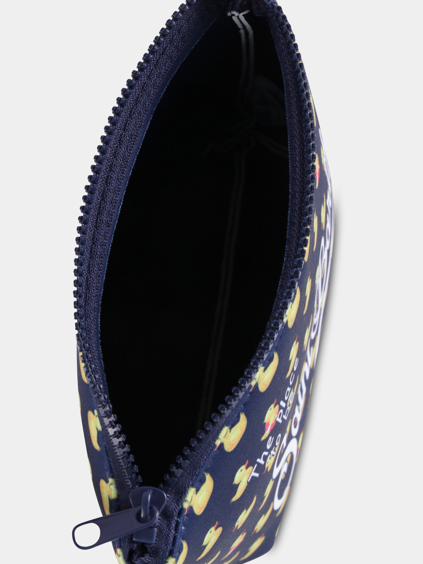 Pochette blu per bambino con papera