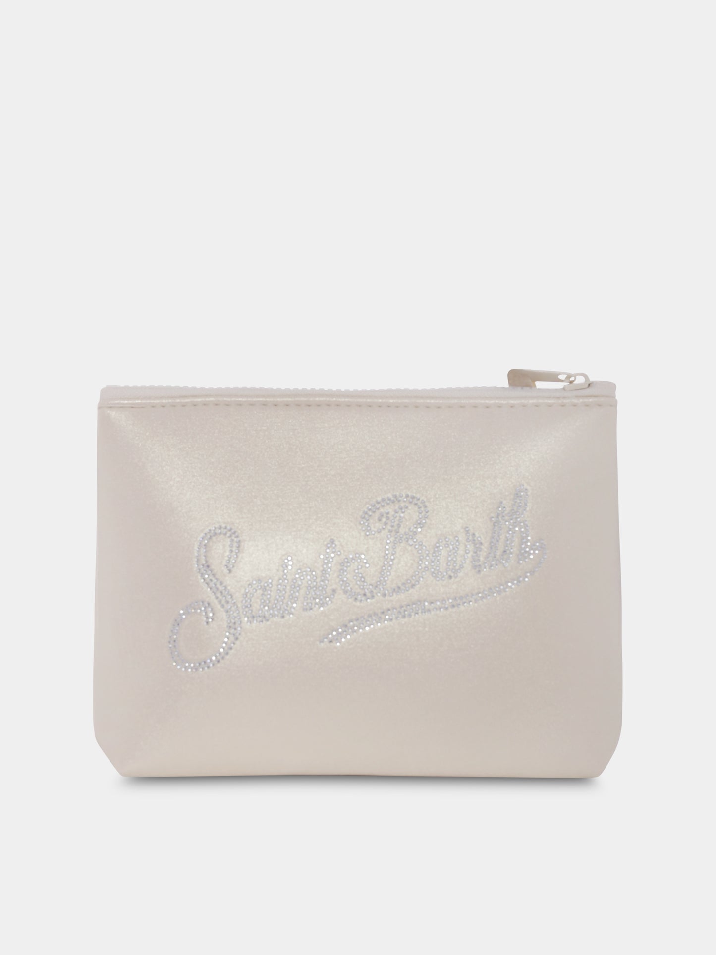 Pochette Aline beige per bambina con logo
