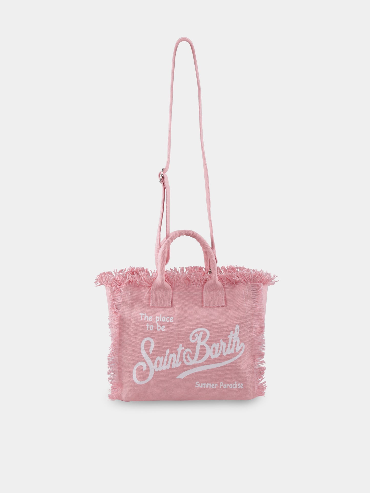 Borsa mare Colette rosa per bambina con logo,Mc2 Saint Barth,COL0001 00098H