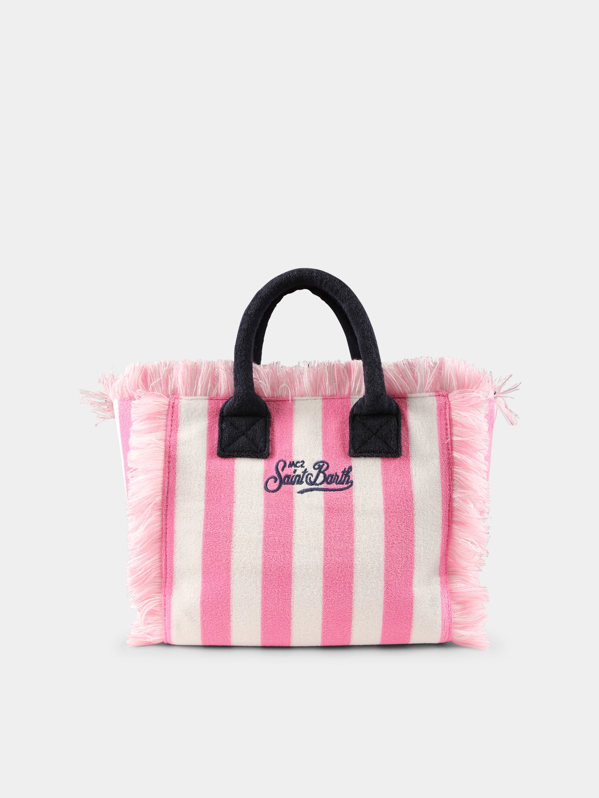 Borsa mare Colette rosa per bambina con logo,Mc2 Saint Barth,COL0005 01507H