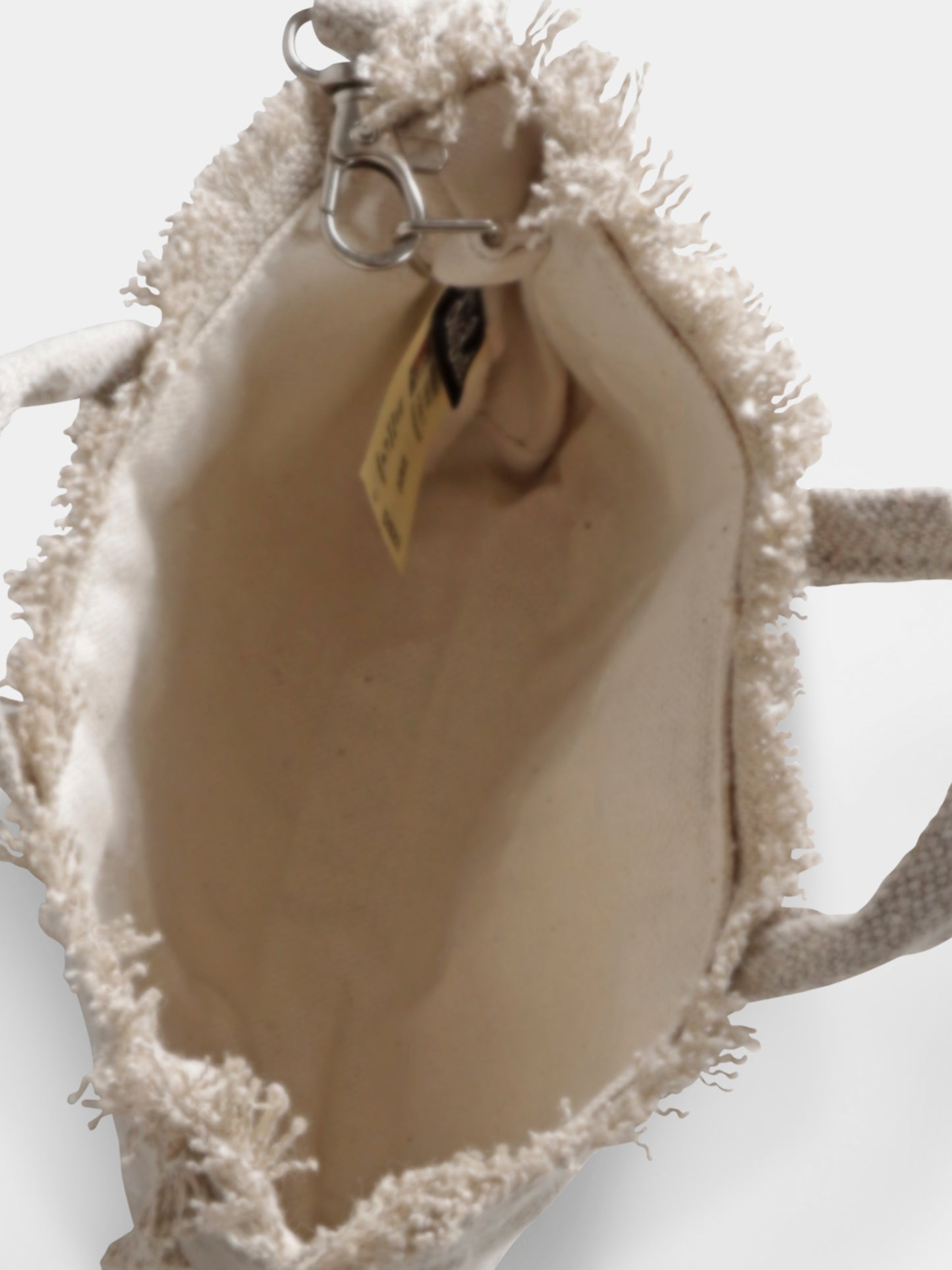 Borsa porta cellulare beige per bambina con logo