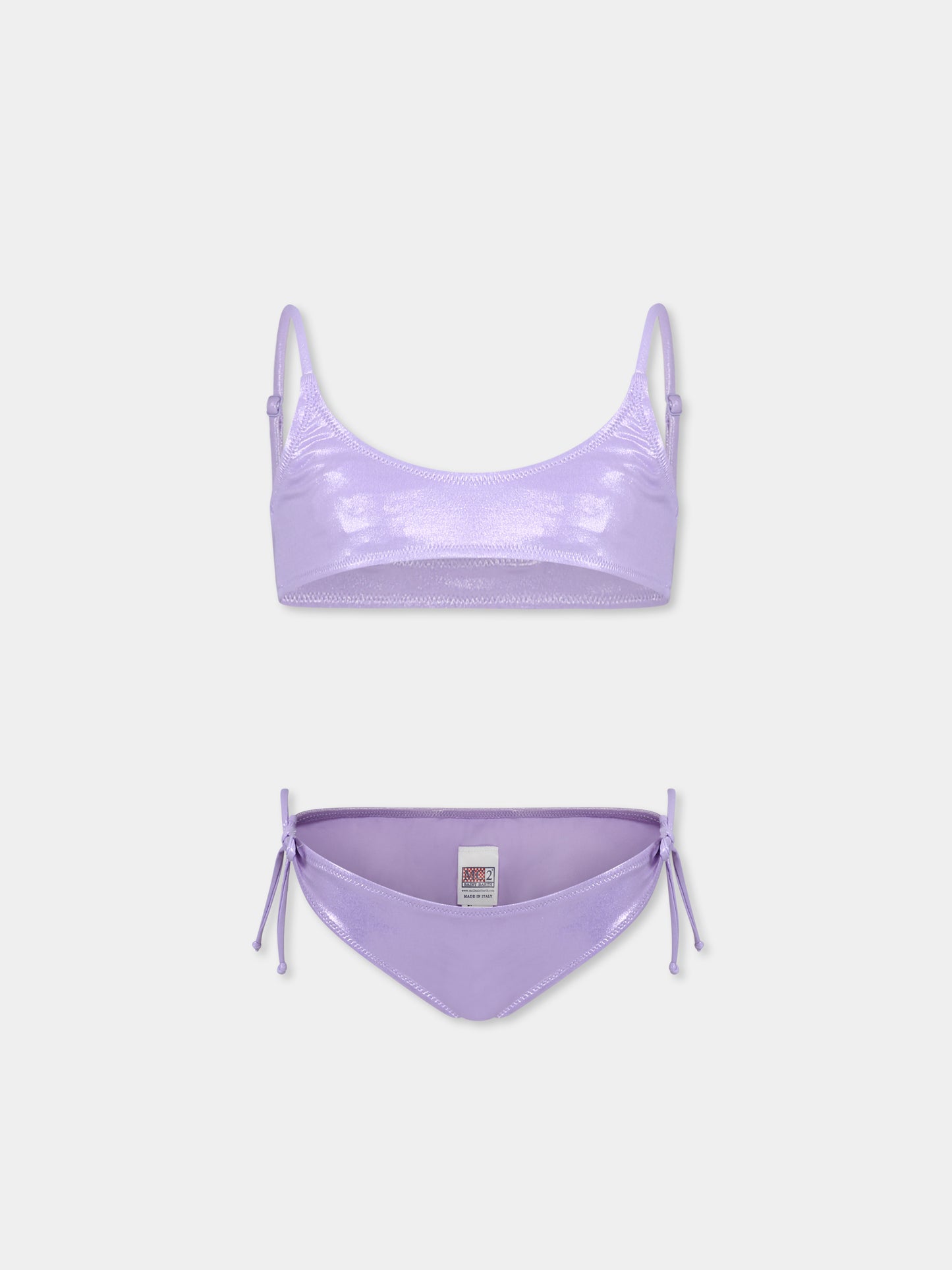 Bikini viola per bambina