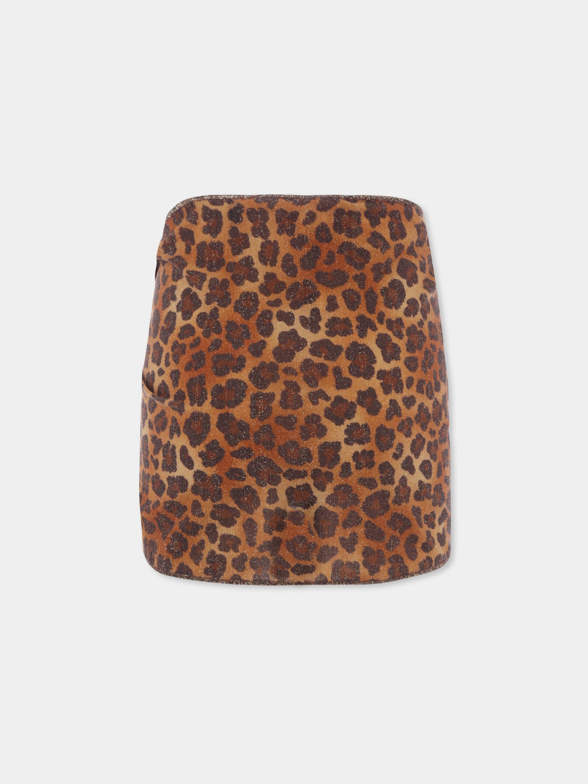 Copricostume marrone con stampa maculata,Mc2 Saint Barth,SER0003 01433H