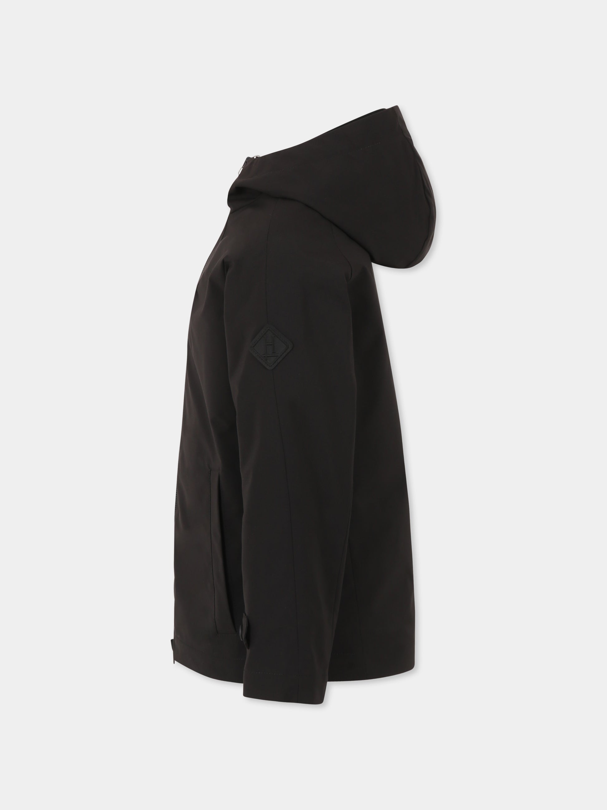 Giacca a vento nera per bambino,Herno Kids,GI000075B 12799 9300