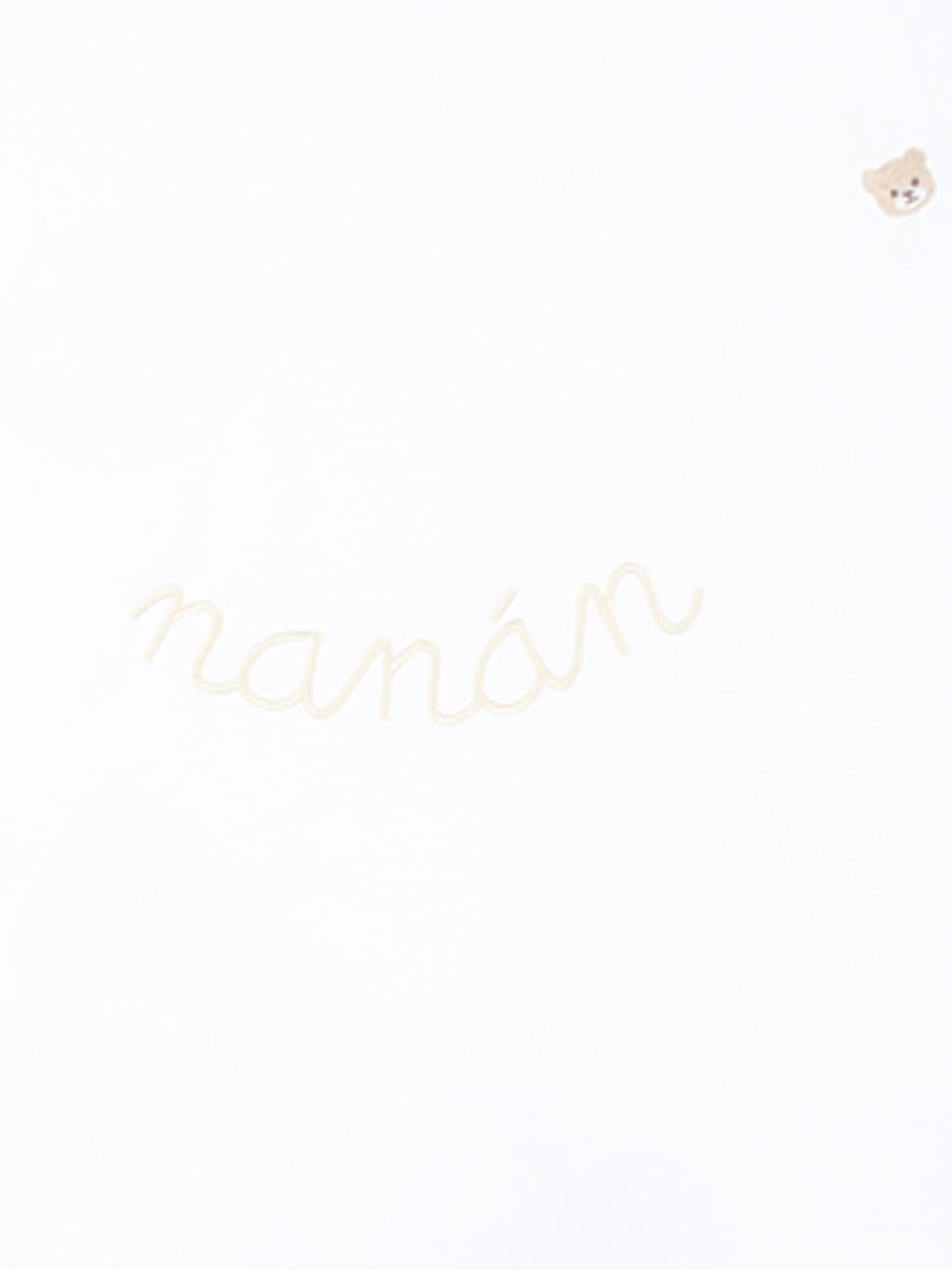 Coperta bianca per neonati con api e arcobaleno,Nanán,E25016B