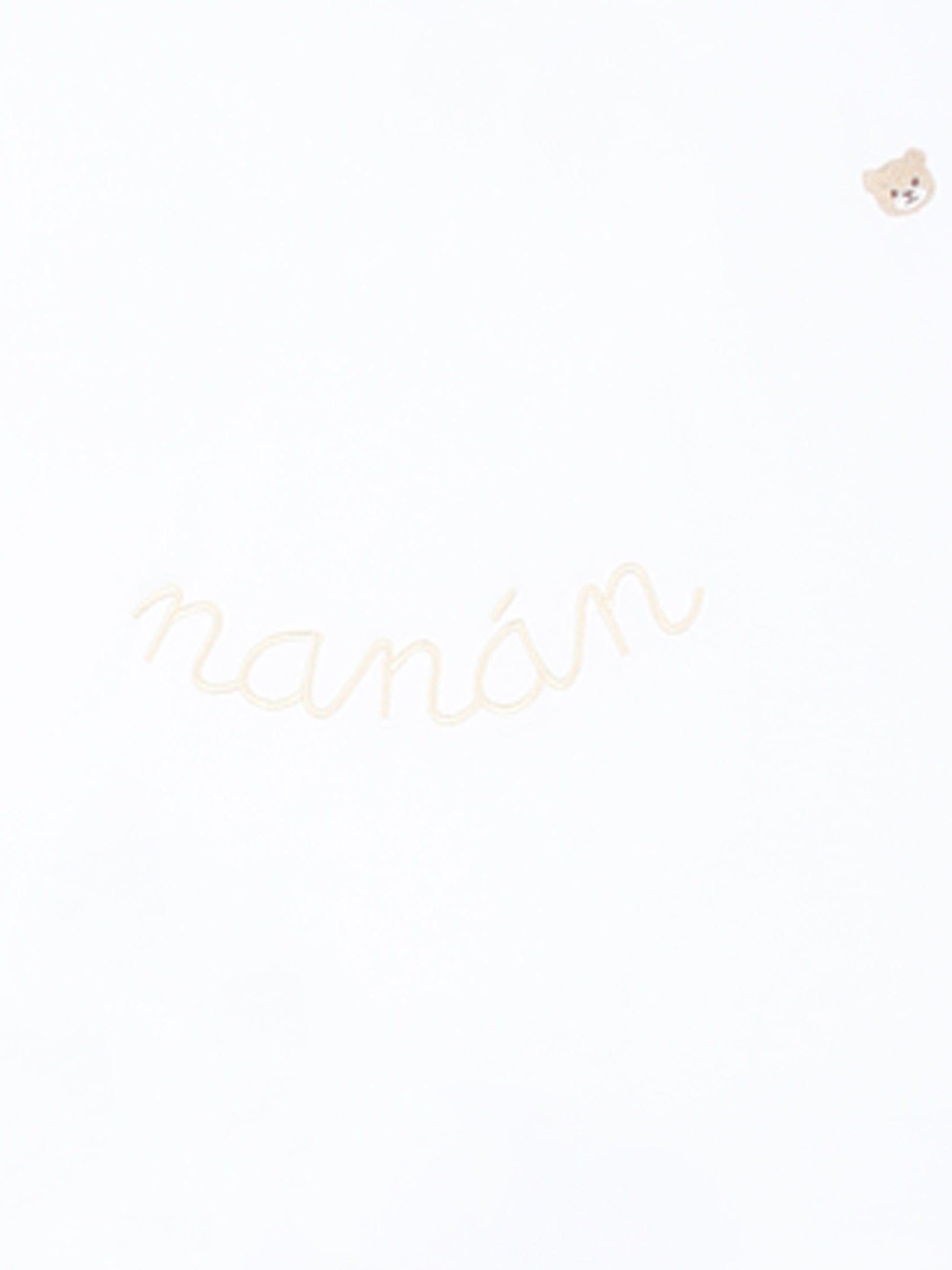 Coperta bianca per neonati con api e arcobaleno,Nanán,E25016B